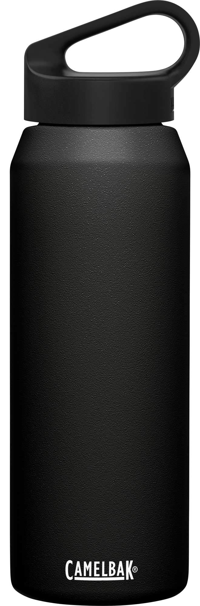 CamelBak Carry Cap Bottle  Vacuum Insulated Stainless Steel  Easy Carry, 32oz, Black
