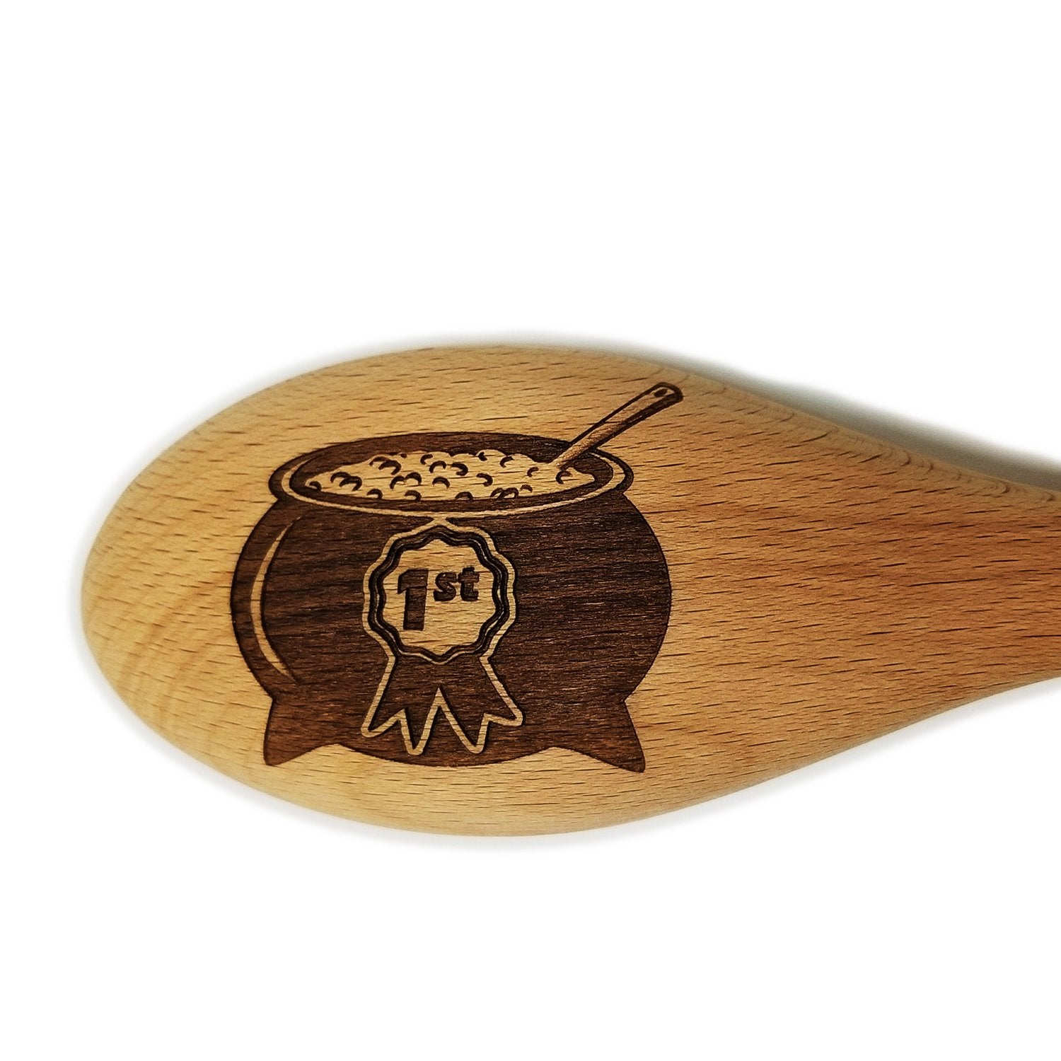1St Place Chili Cook Off Laser Engraved Custom Wooden Spoon - Gifts For Him, For Her, For Boys, For Girls, For Husband, For Wife