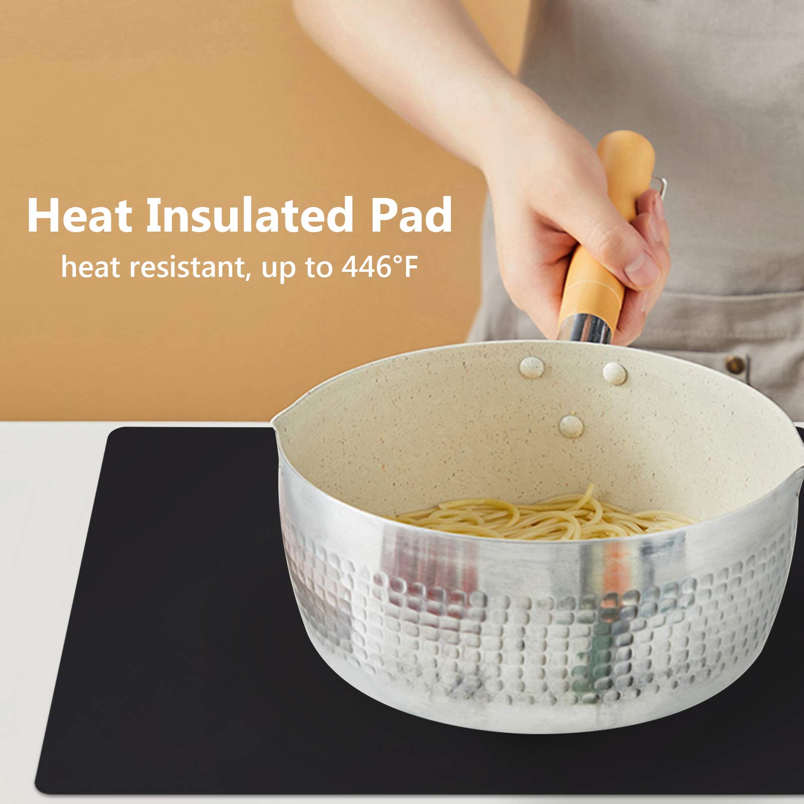 Gartful Extra Large Silicone Mats For Countertop, 28'' By 20'' Multipurpose Mat, Counter Table Protector, Desk Saver Pad, Placem