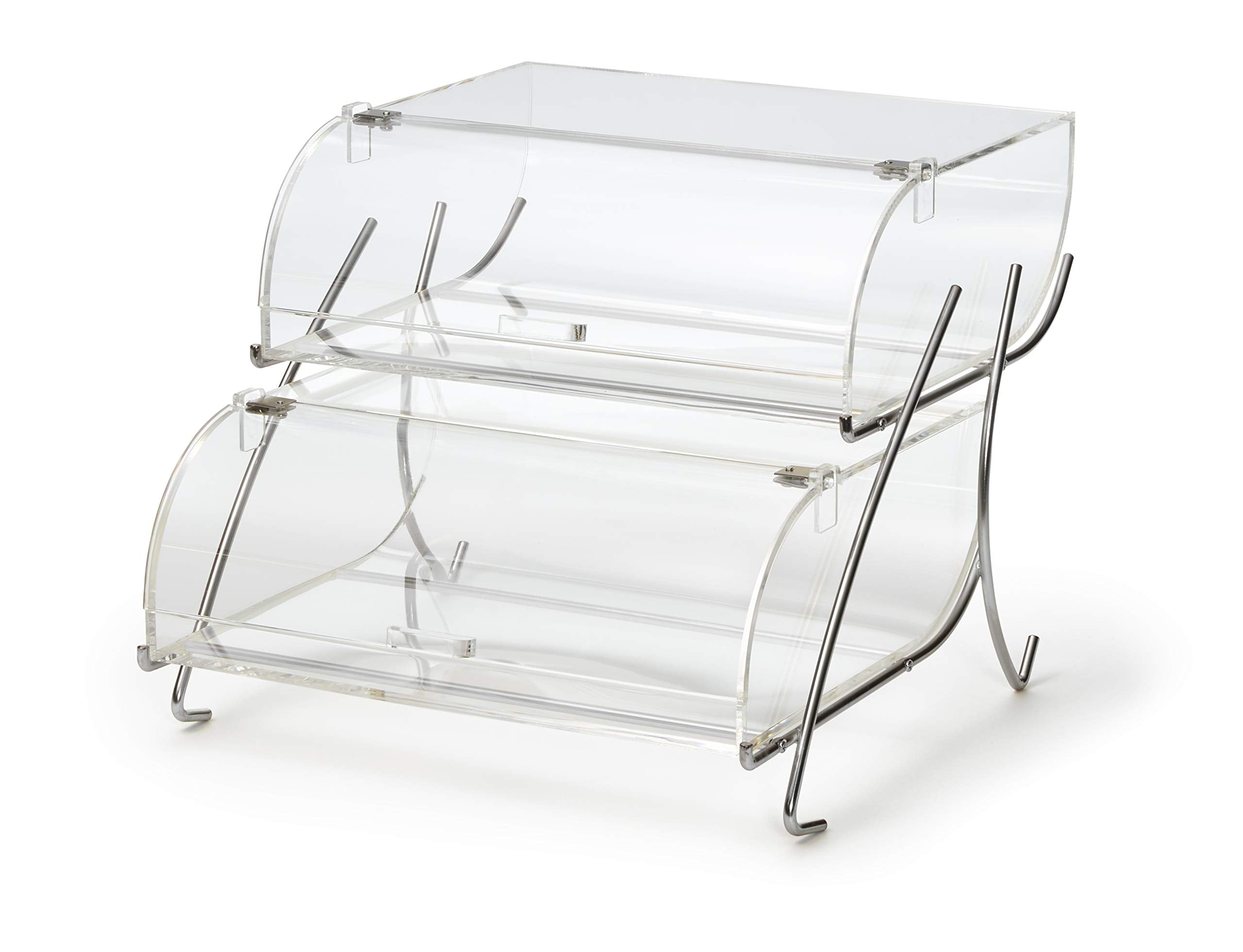 Rosseto Bak200M 2-Shelf Bakery Display Case, Clear