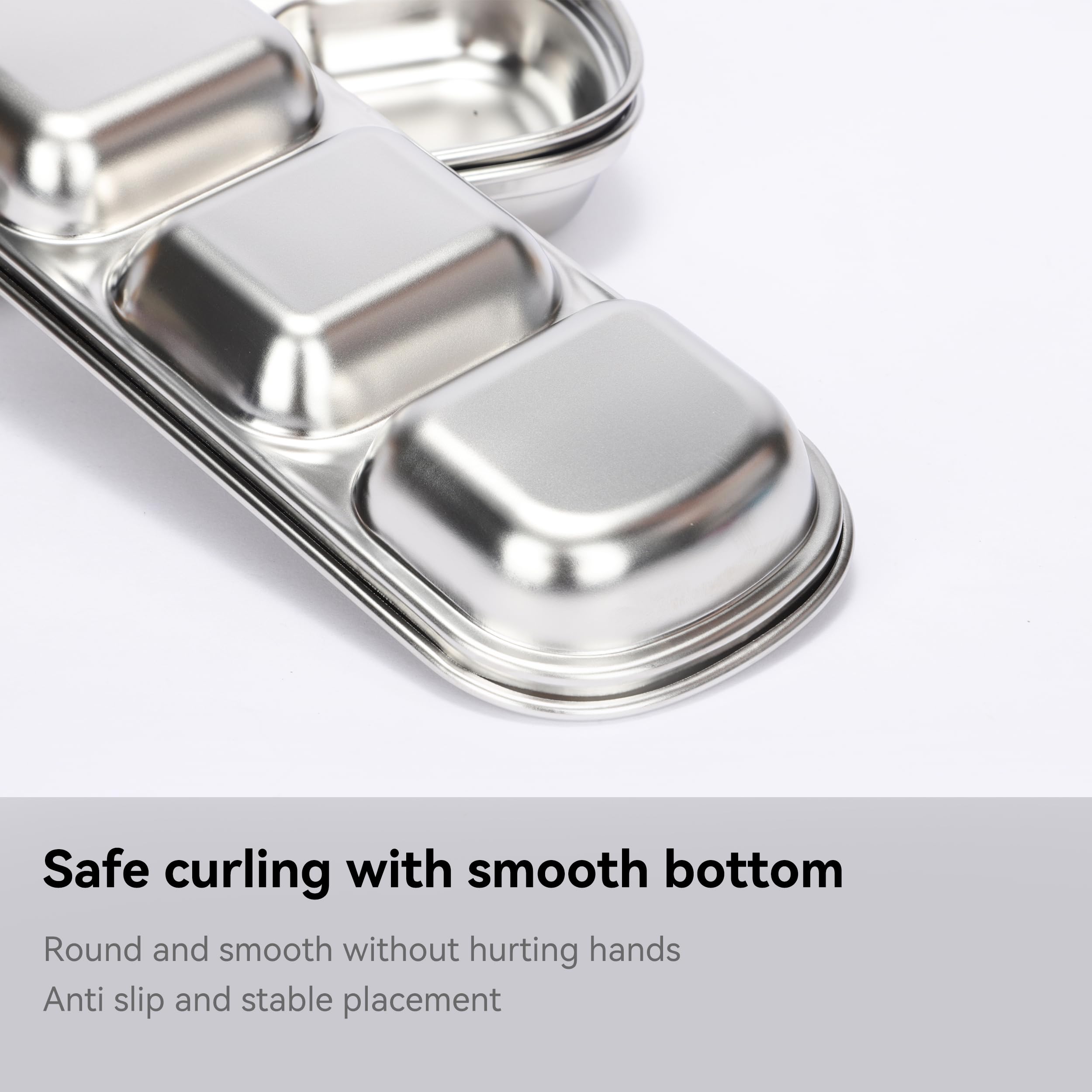 Drizzle Sauce Dish Stainless Steel Soy Tomato Sauce Salt Vinegar Sugar Spices Flavor Condiment Dip Bowls Korean Bbq Home Kitchen