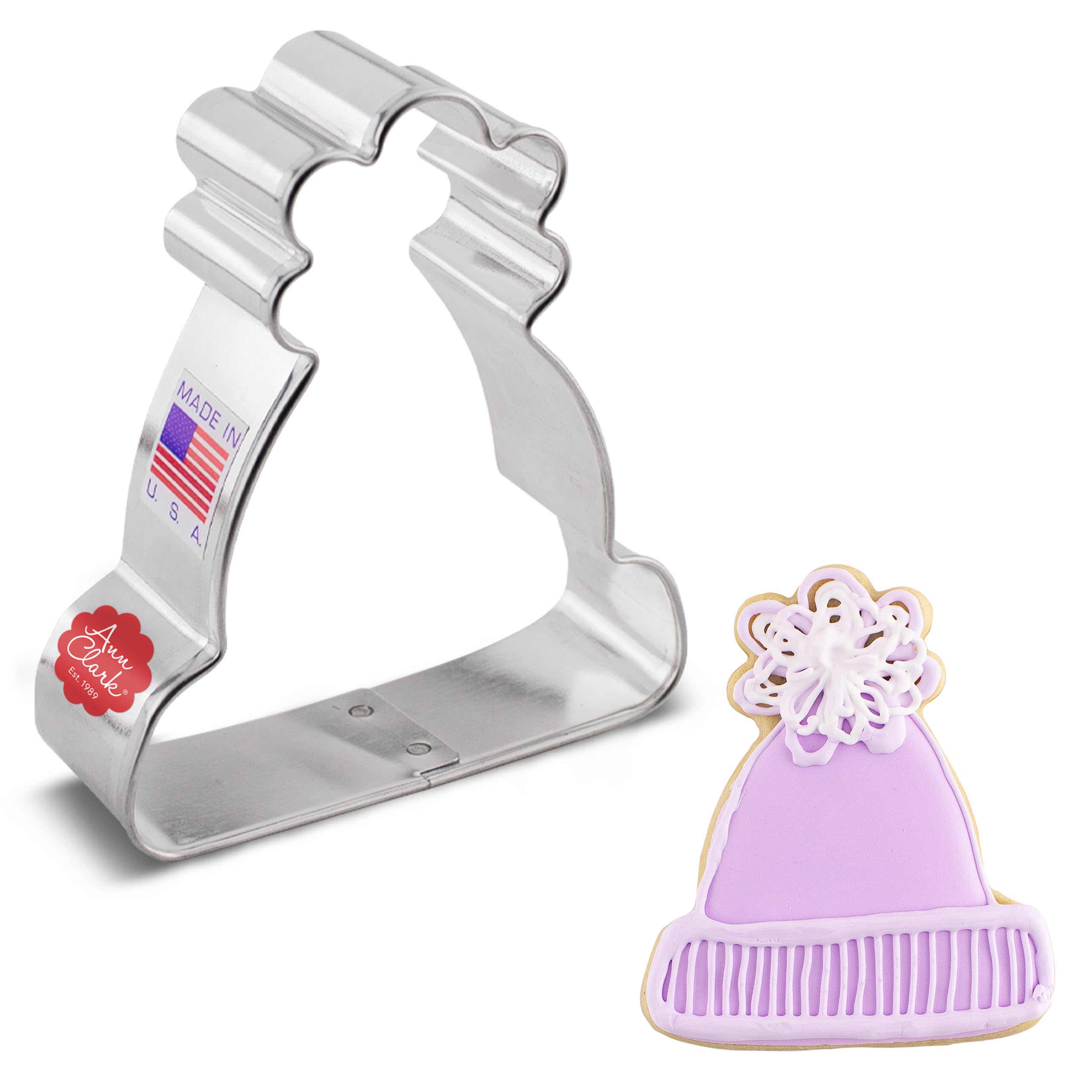 Ann Clark Winter Hat Cookie Cutter 3-1/4 Made in USA