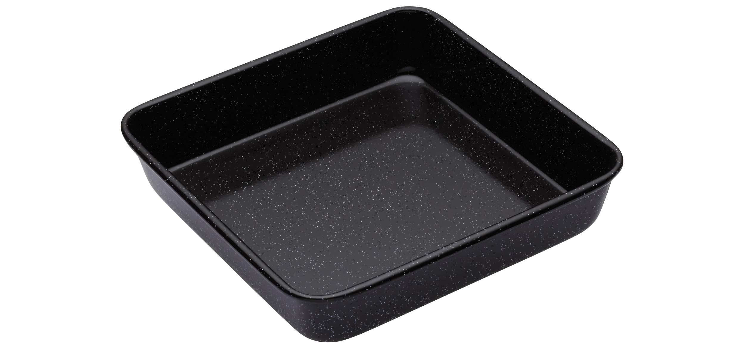 MasterClass Vitreous Enamel Square Baking Tin, Scratch Resistant, 23cm