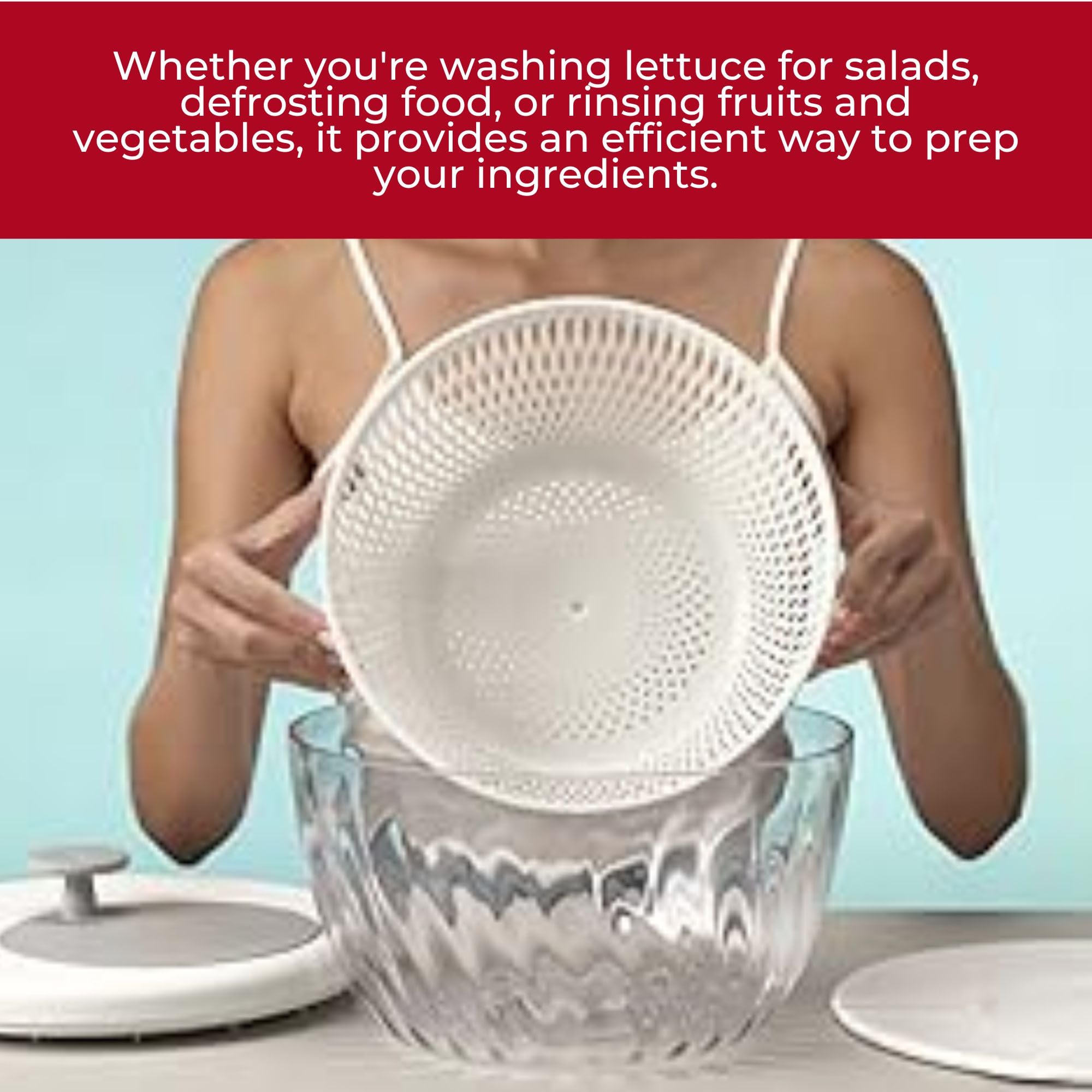 guzzini Salad Spinner  us:one Size  White