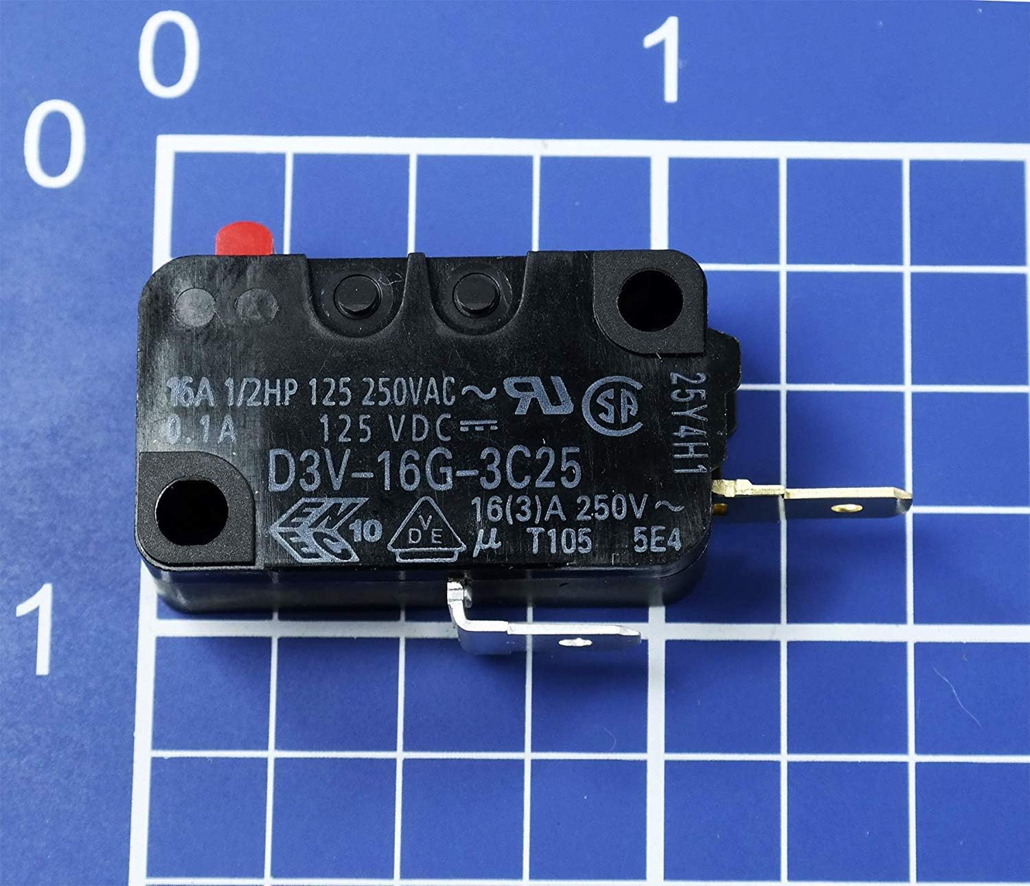 2-Pack (Mini Micro Switch) Microwave Oven Door Switch Replacements For Ge Kenmore Frigidaire Microwave 5304440026 Wb24X10029(Sps