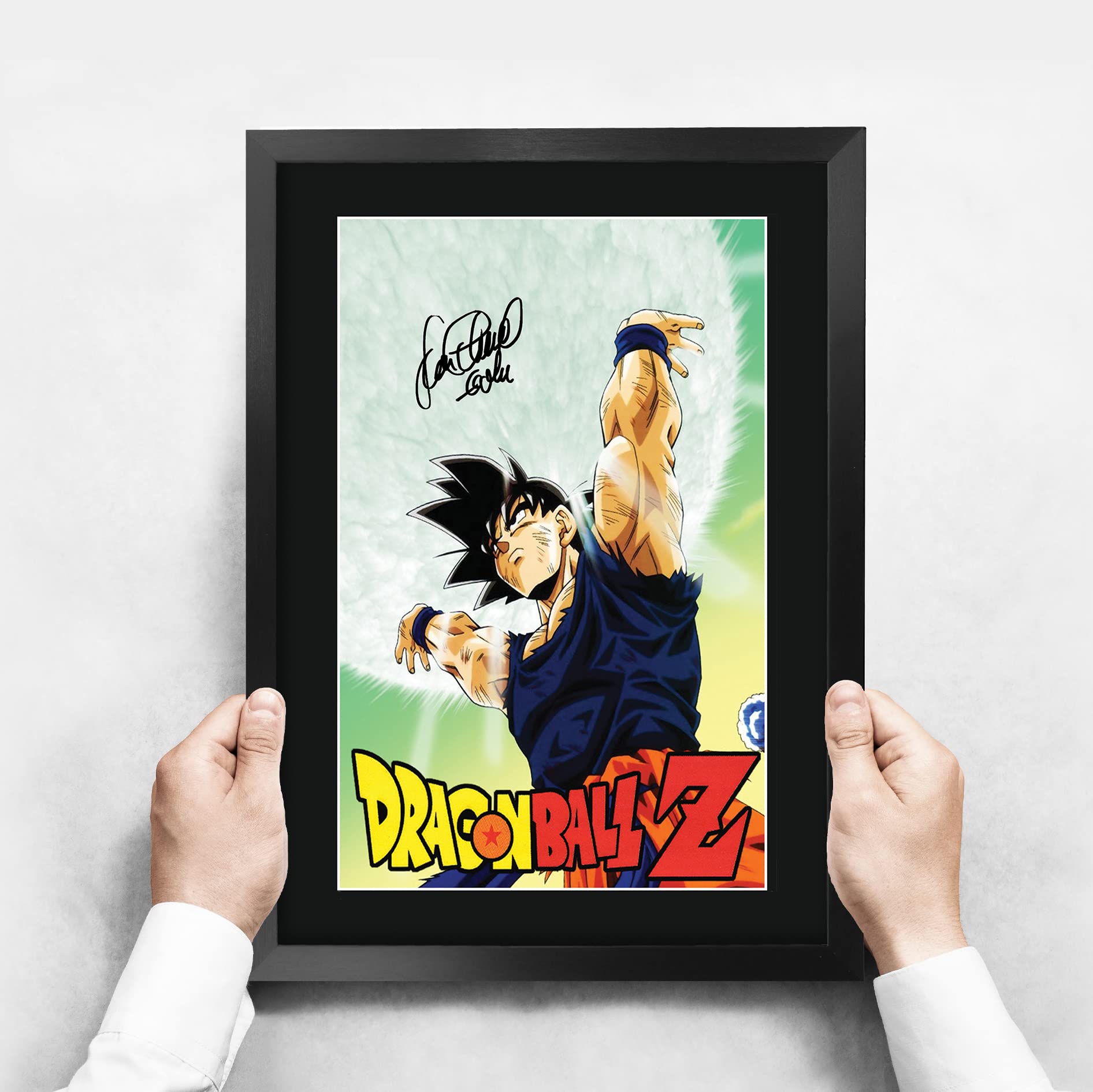 Hwc Trading Dragonball Z Sean Schemmel 16 X 12 Inch Framed Gifts Printed Signed Autograph Picture For Tv Memorabilia Fans - 16''