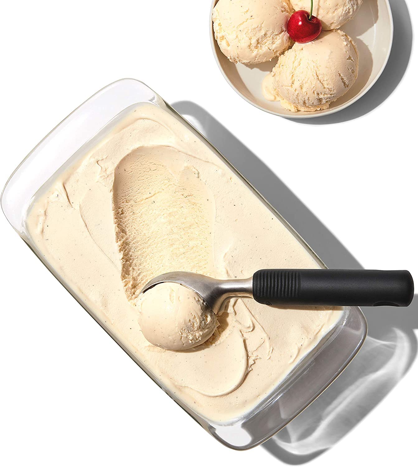 Basic Ice Cream Scoop | Stainless Steel, Good Grip, Machine Washable