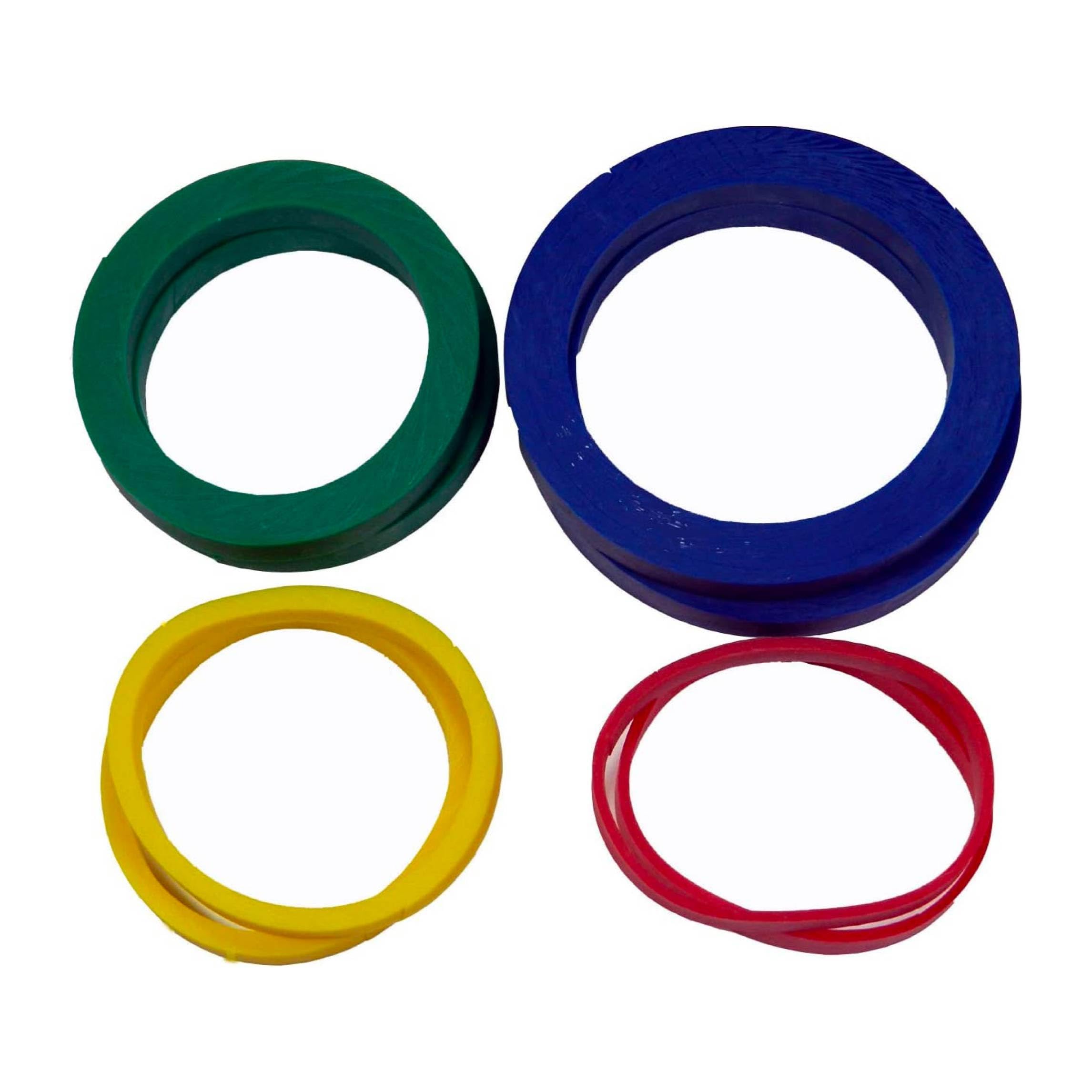 Regency Wraps Evendough Bands, Rolling Pin Rings For Rolling Dough To Precise Thickness For Pizza, Pies, Pastries, Pasta, Set Of