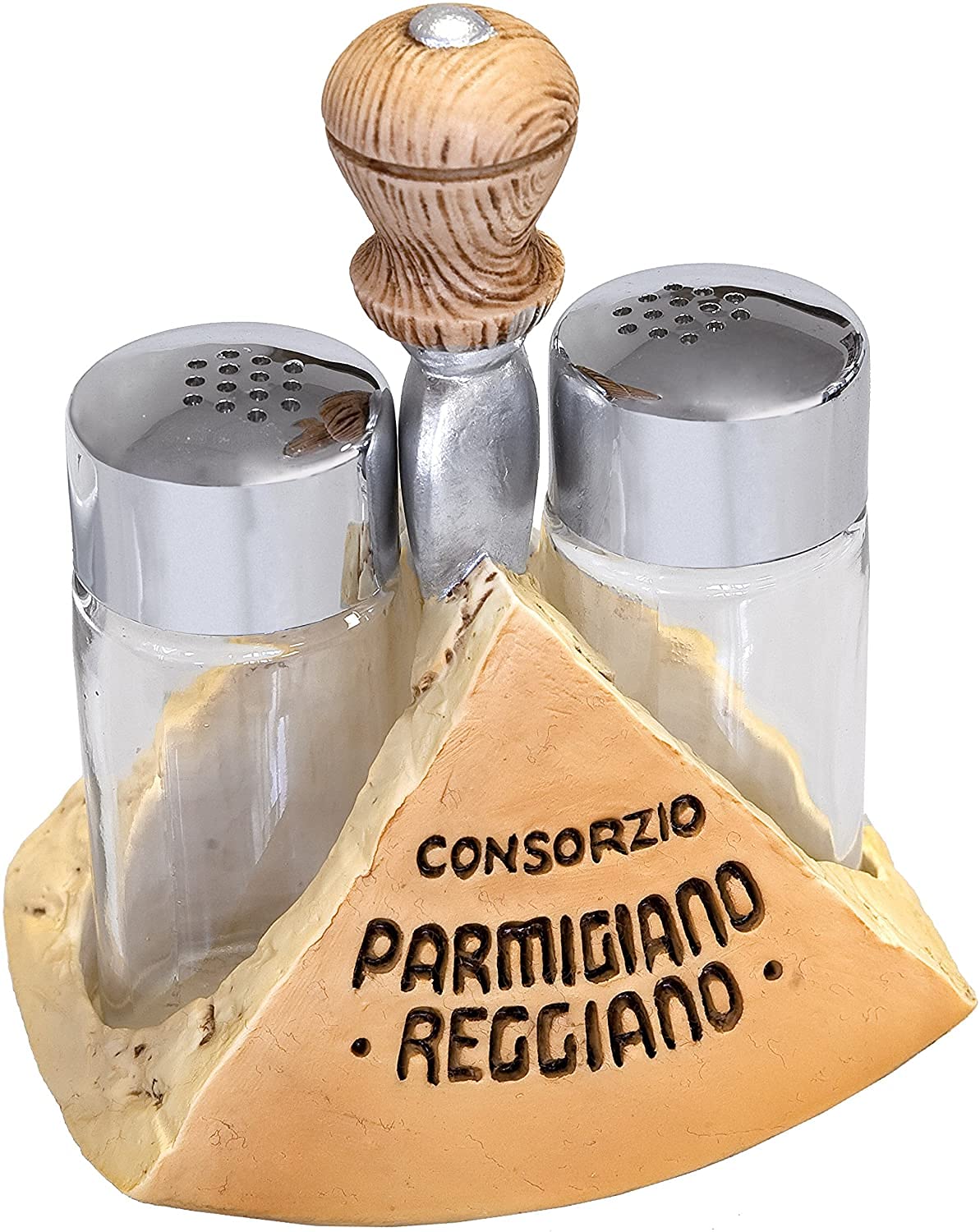 Parmigiano - Reggiano - Traditional Italian Salt And Pepper Set Dispenser