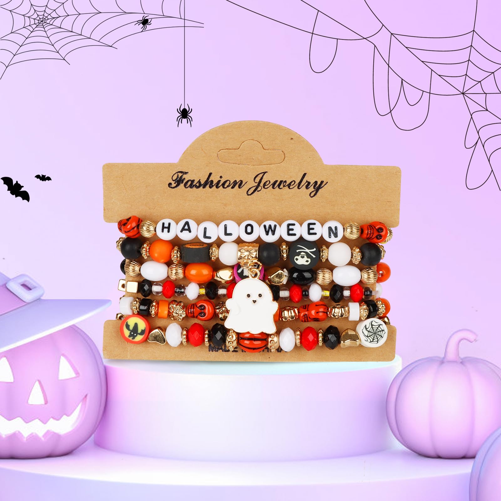 Halloween Gifts for Women, Teen Girls, Friend, Ghost Halloween Cup, Spooky Iced Coffee Mug for Smoothie, Boo Basket Stuffers, Sp
