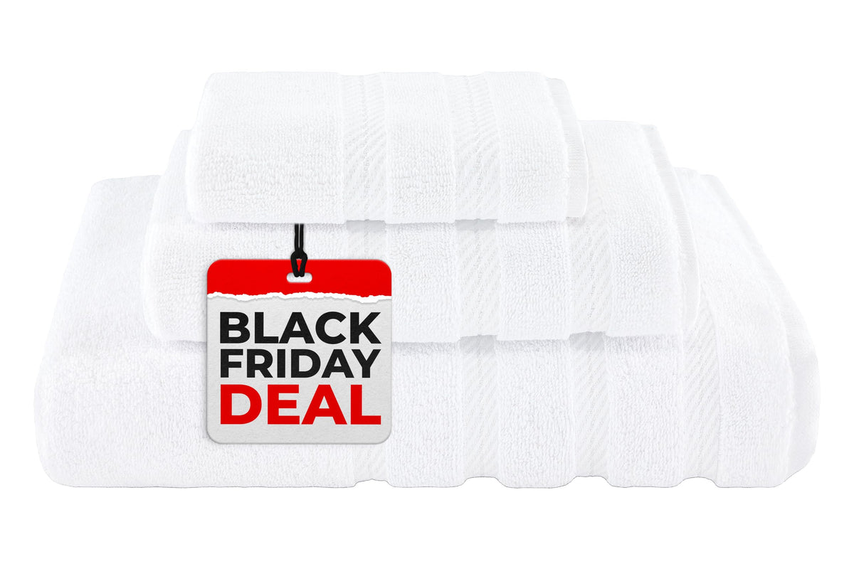 American Soft Linen Luxury 3 Piece Towel Sets, 1 Bath Towel 1 Hand Towel 1 Washcloth, 100% Turkish Cotton Towels For Bathroom, W
