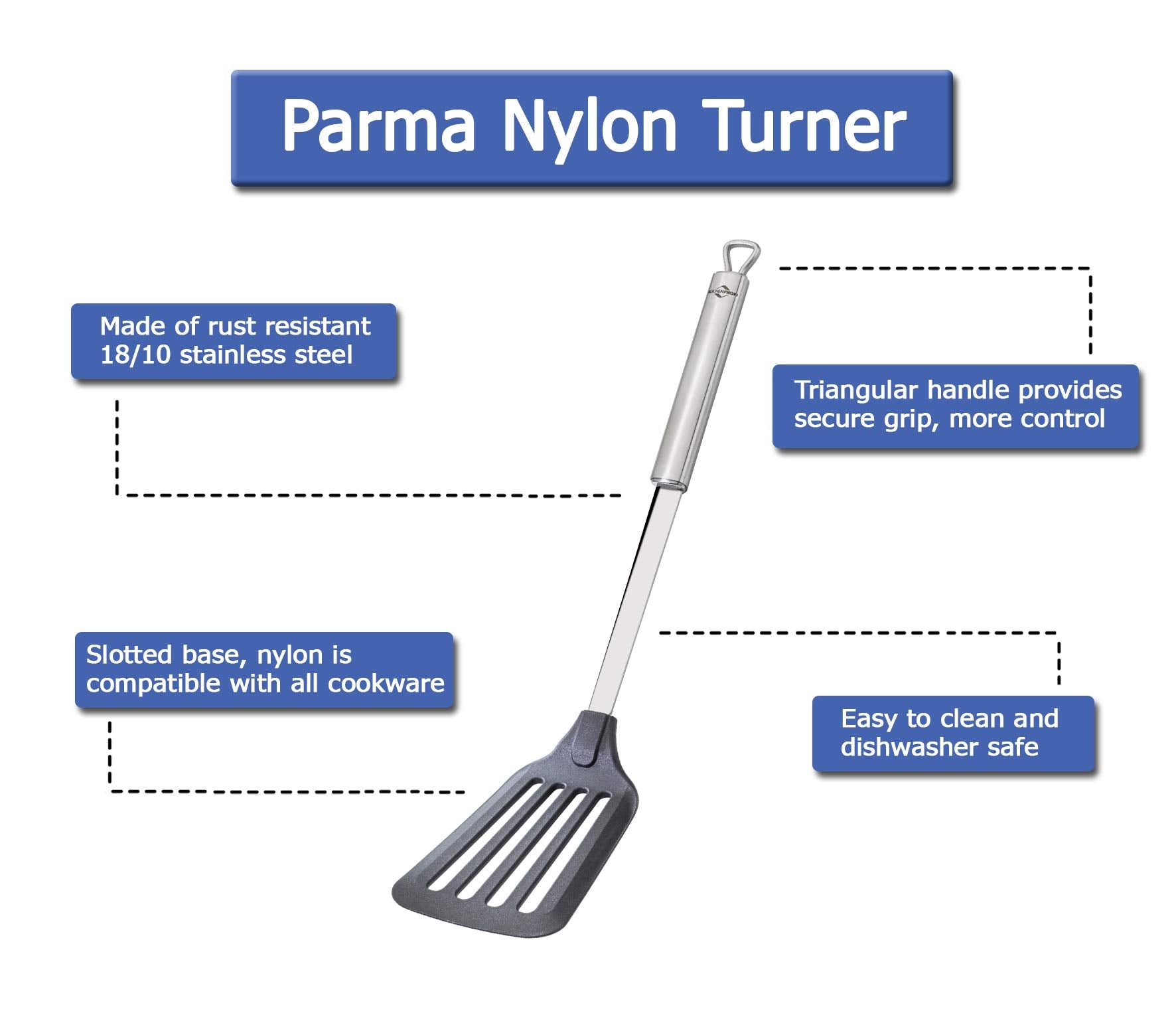 Kchenprofi Parma Turner, 14.25'', Silver