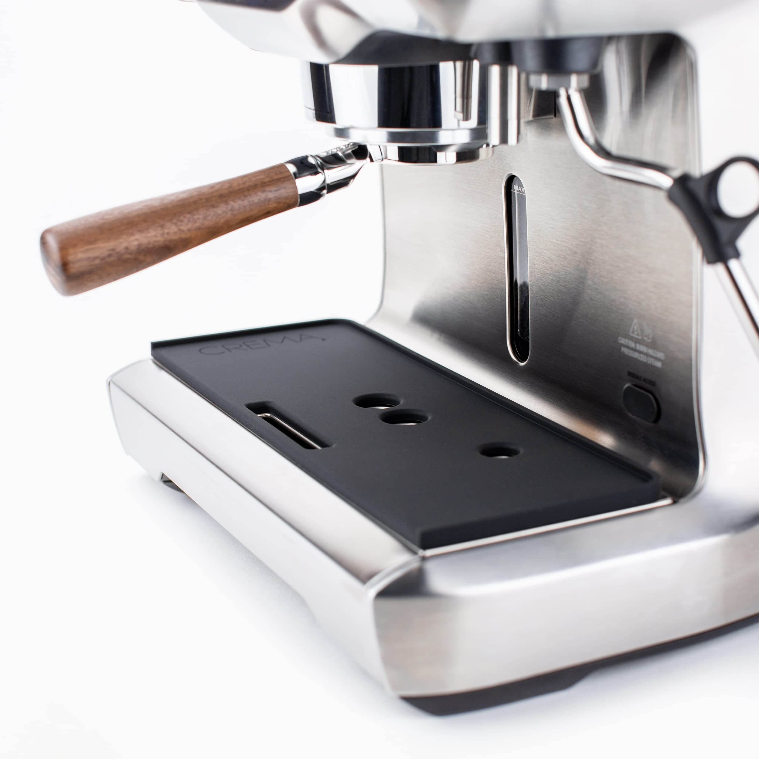 Crema Coffee Products | Tamping Mat - Dual Boiler | Non-Slip Silicone | Firm & Secure Mat | Protect Countertops & Portafilter |