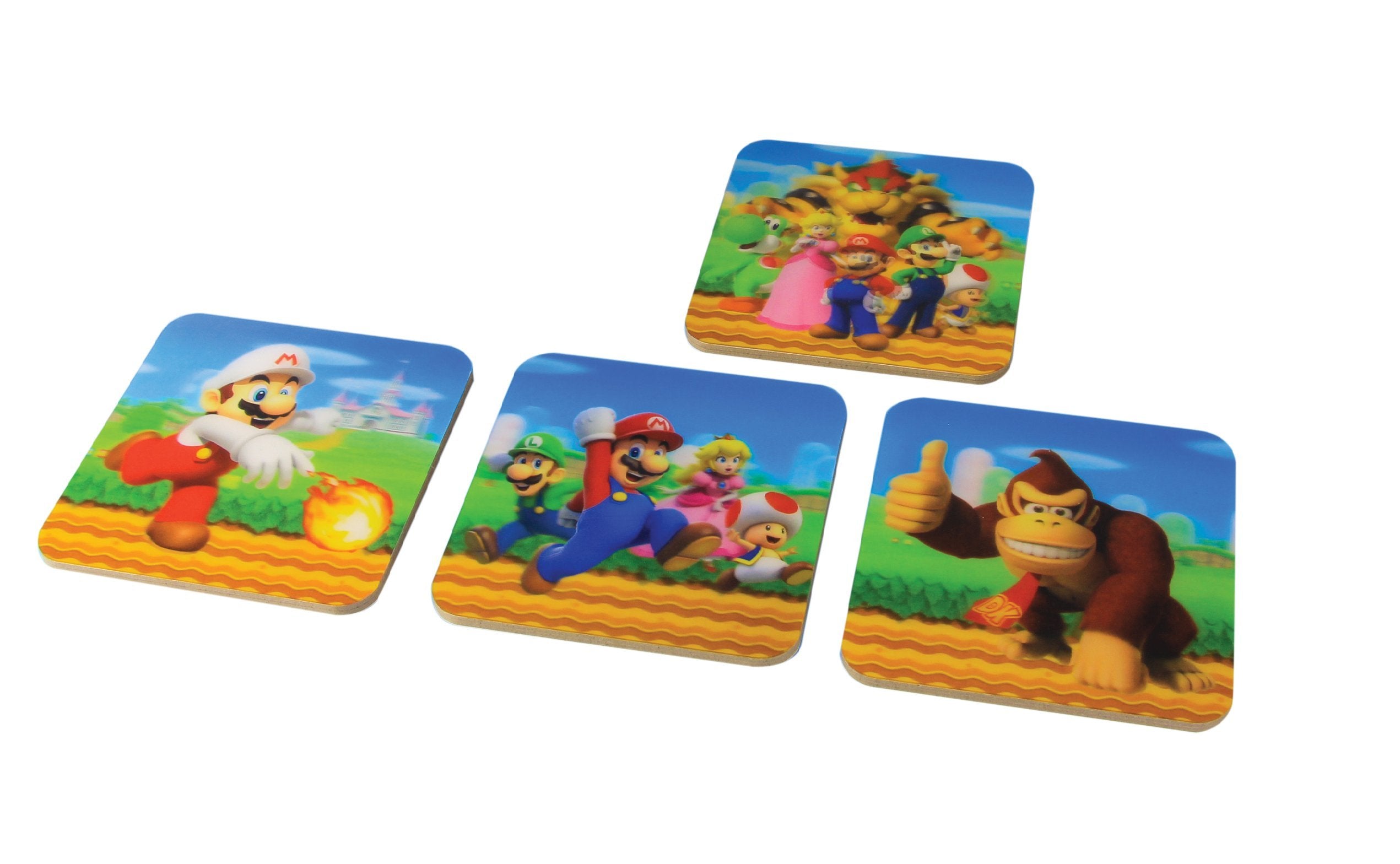 Paladone 3D Coasters, 0.4 X 10 X 10 Cm, Multi-Colour