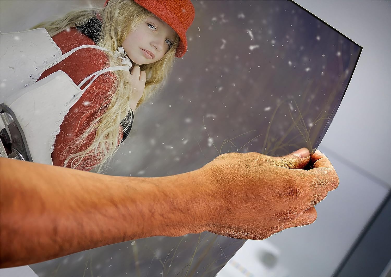 Personalized Custom Canvas Prints: Photo On Canvas (Dark Brown 24X36) Transform Your Photos Into Stunning Framed Wall Art Digita