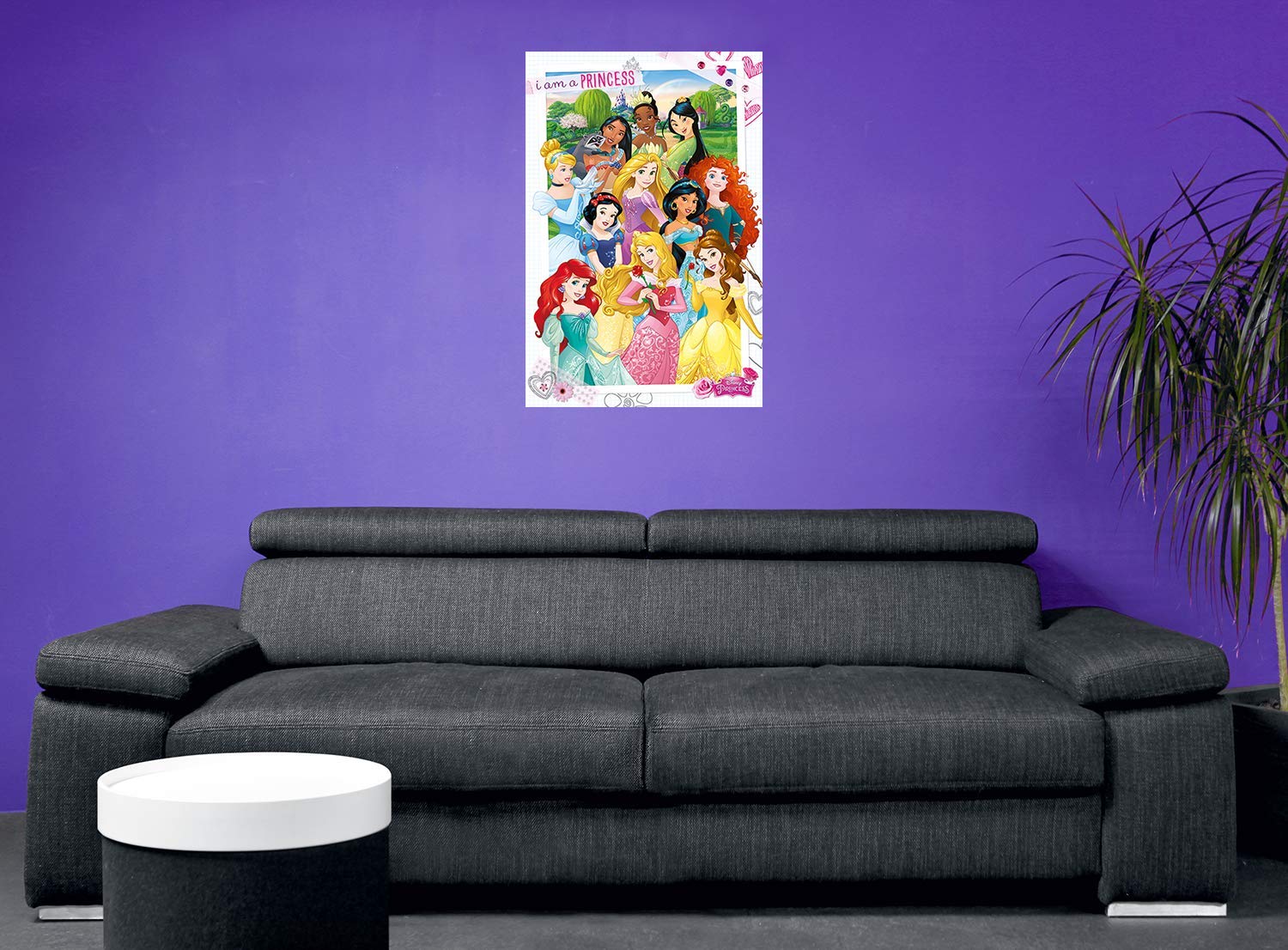 Pyramid International I Am A Princess Maxi Poster, Wood, Multi-Colour, 61 X 91.5 Cm