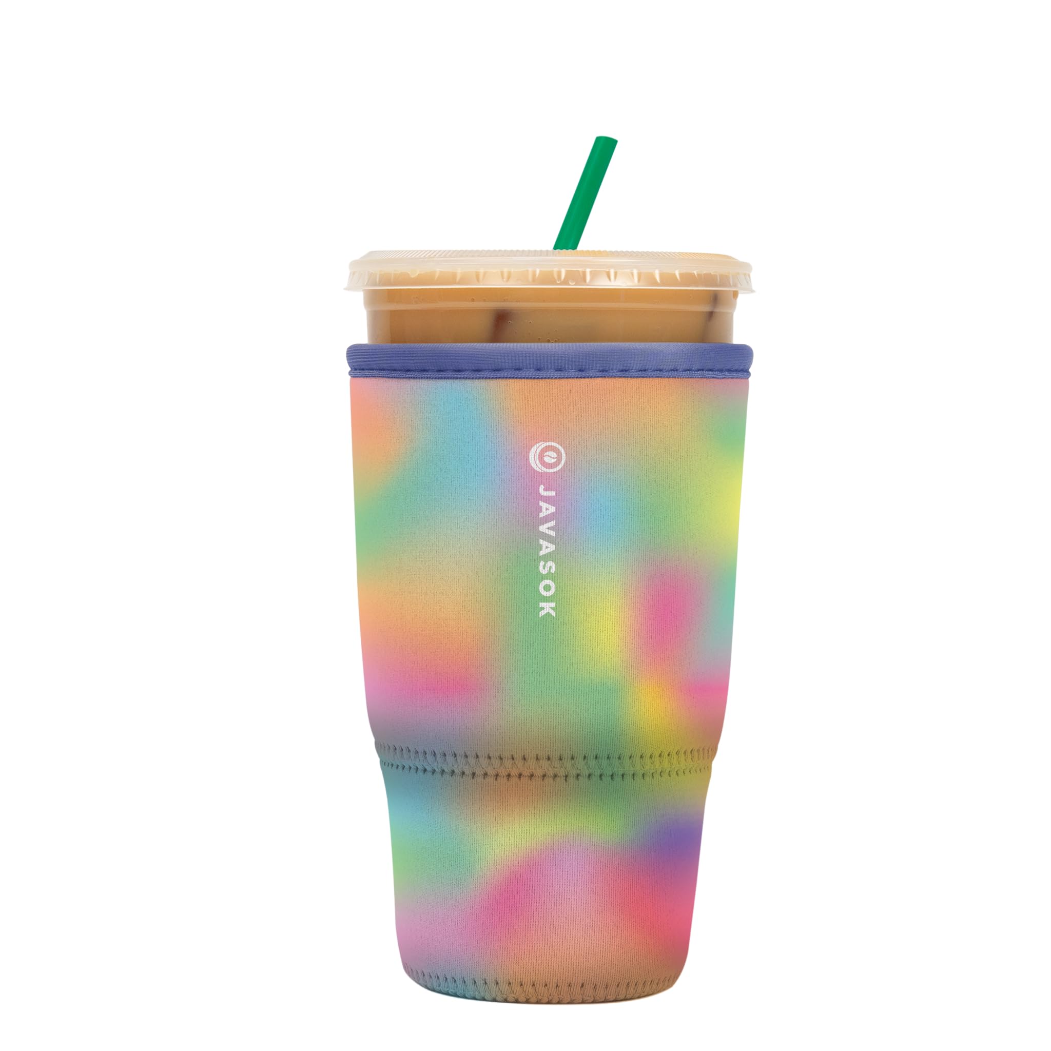 Sok It Java Sok Iced Coffee & Cold Soda Insulated Neoprene Cup Sleeve (Dreaming in Color, Large: 30-32oz)