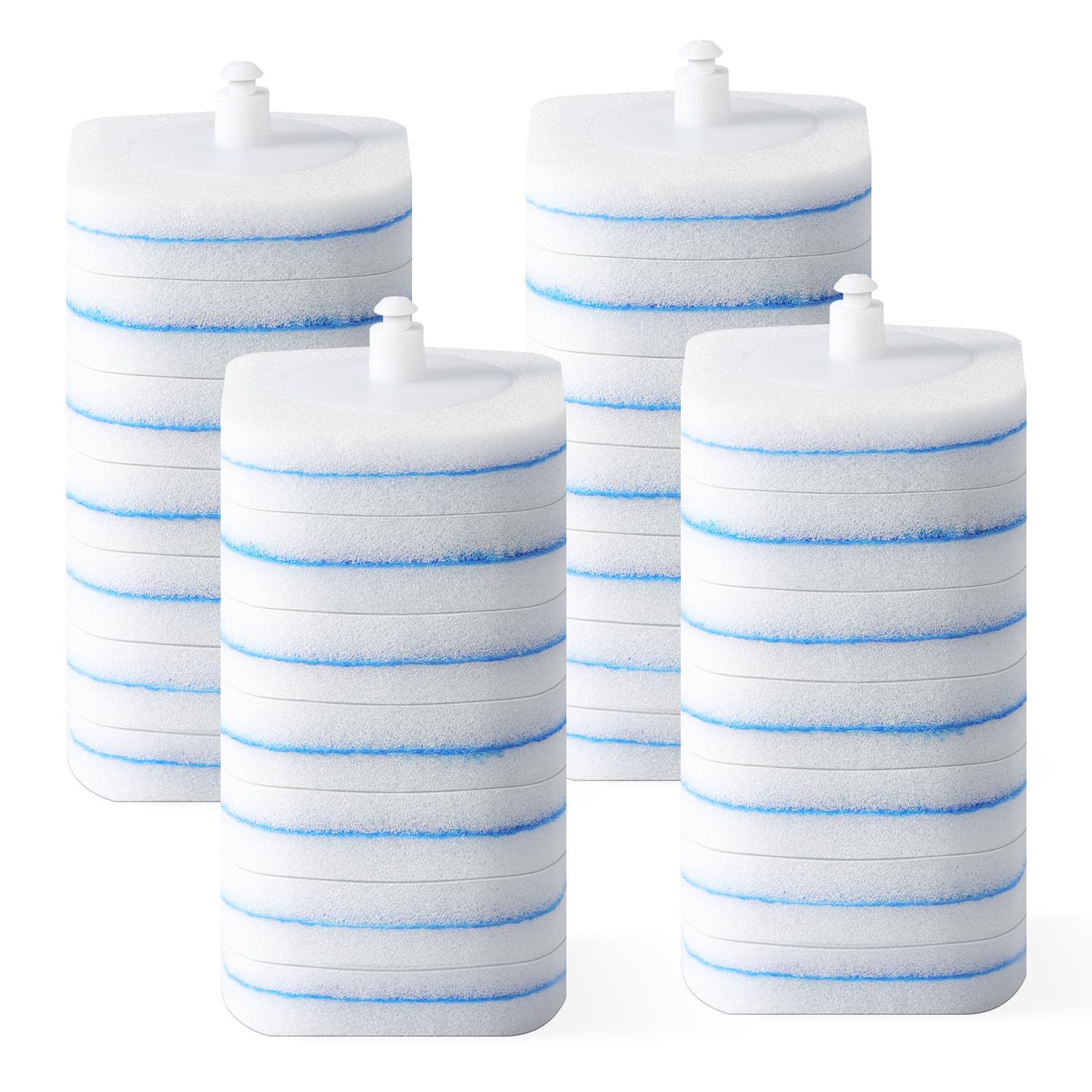 Oshang 28 Count Toilet Brush Refills, Toilet Refill Pads, Disposable Toilet Brush Heads For Toilet And Bathroom Cleaning