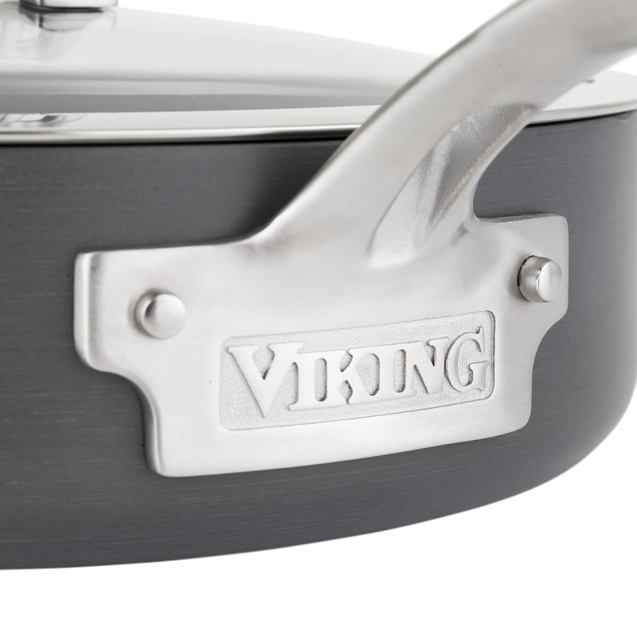 VIKING 40051-1182-1012 Hard Anodized Nonstick Fry Pan Set  10 Inch and 12 Inch  Gray