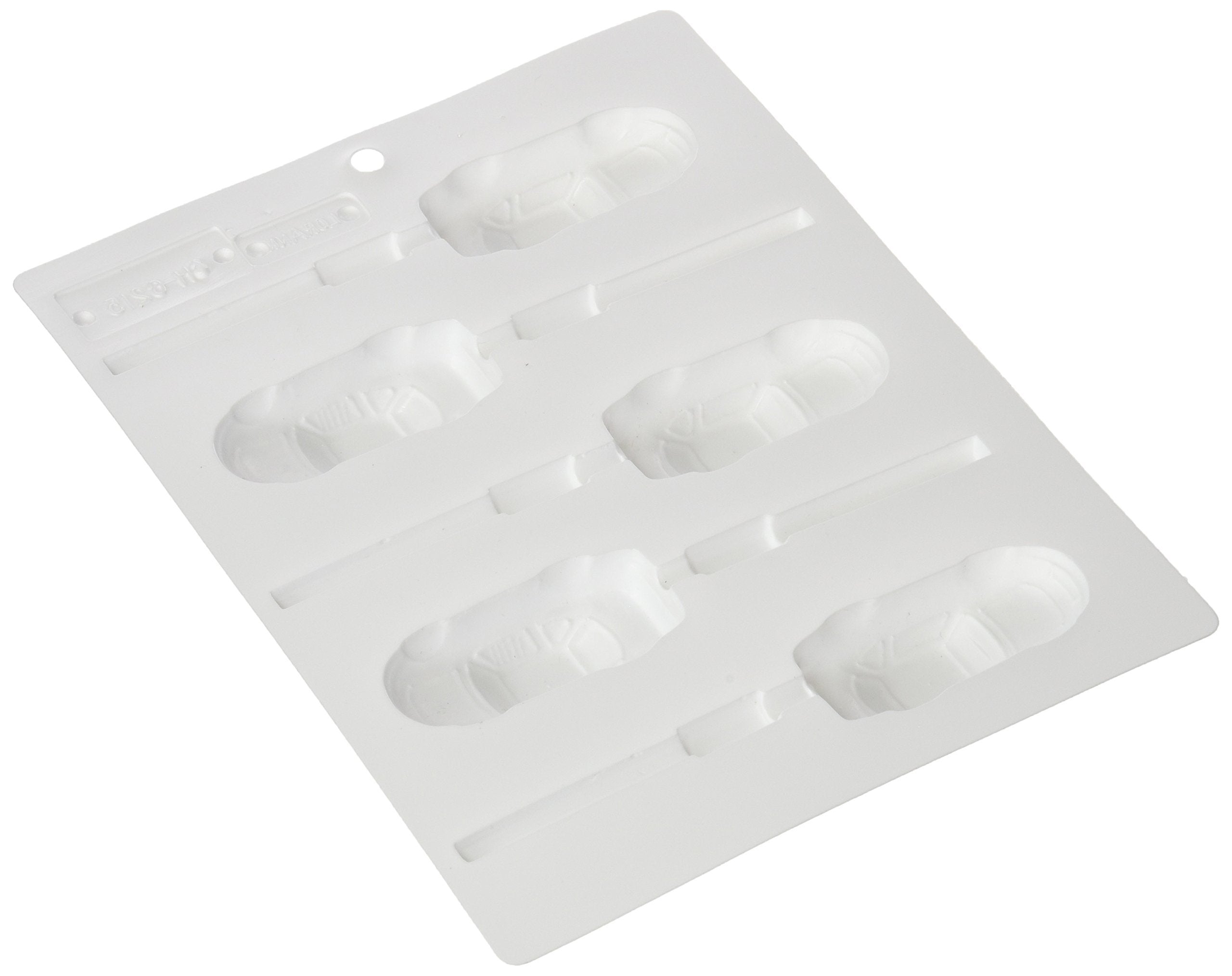 Lorann Race Cars Lollipop Sheet Mold