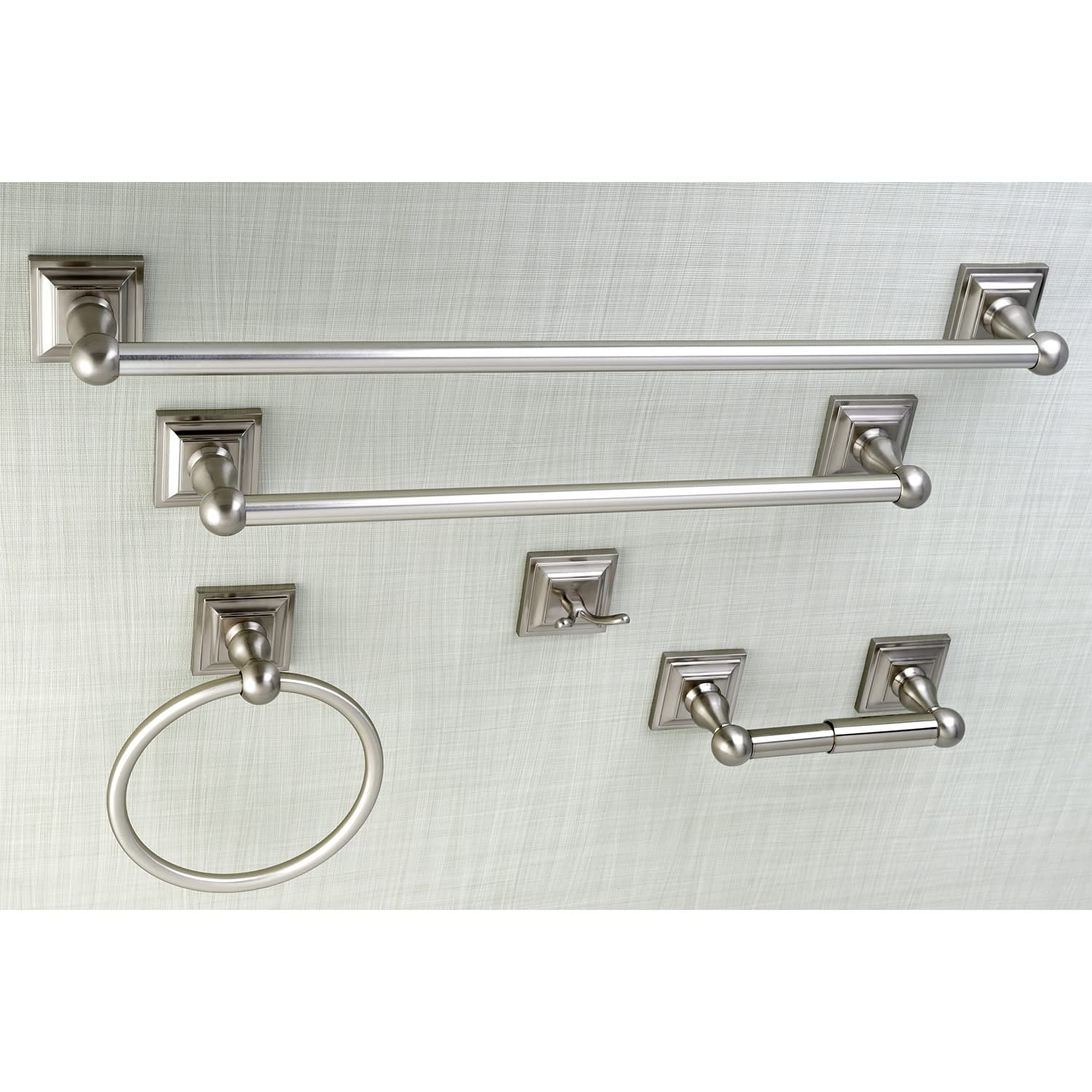 Kingston Brass BAHK3212478C 5-Piece Bathroom Accessory Set  Polished Chrome
