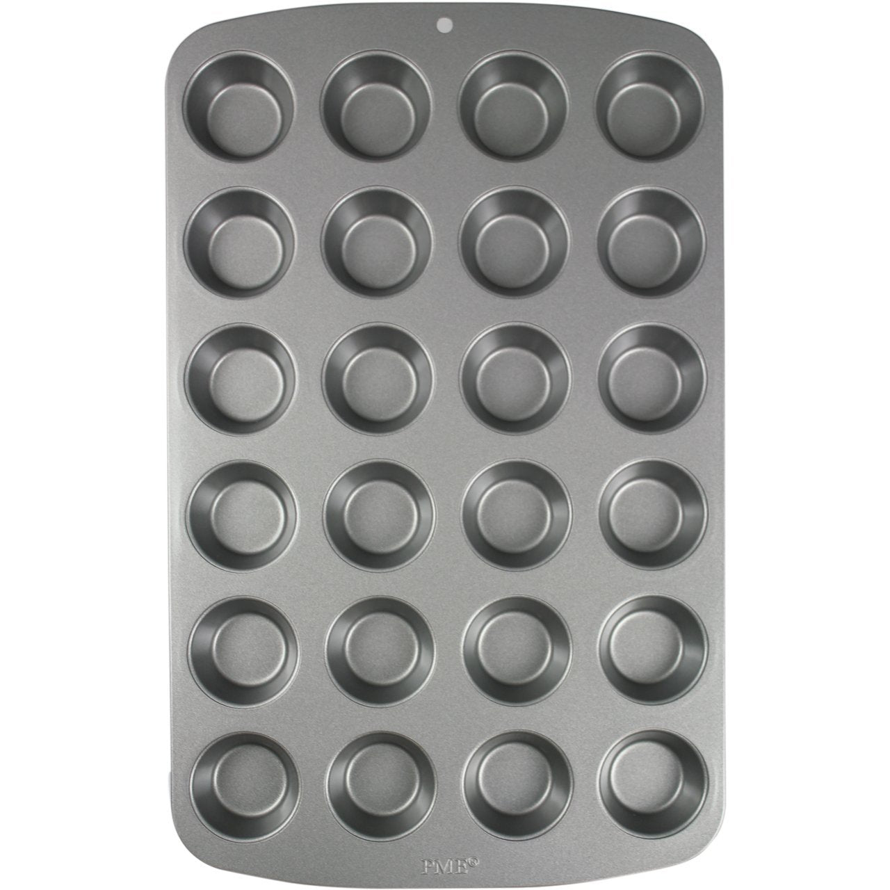 Pme Mini Mini Muffin Pan-24 Cups, Non Stick Bakeware, Mini, Silver (Csb111)