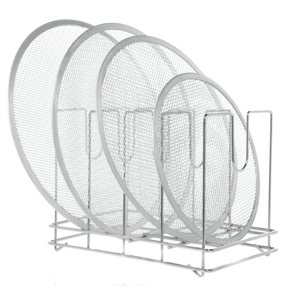 American Metalcraft 18040 Pizza Screen Rack, Chome-Plated Steel, Holds 96 Screens
