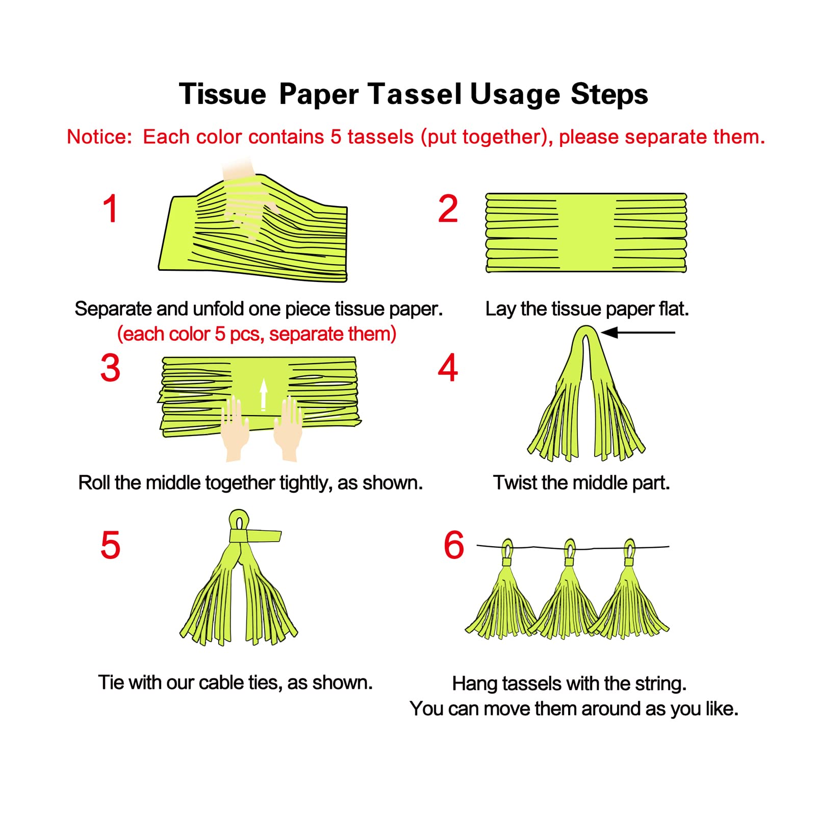 Black-Purple Orange Halloween Party-Decorations Tassel-Garland - 15Pcs Graduation 2025 Supplies Tassels, Birthday Wedding Baby B