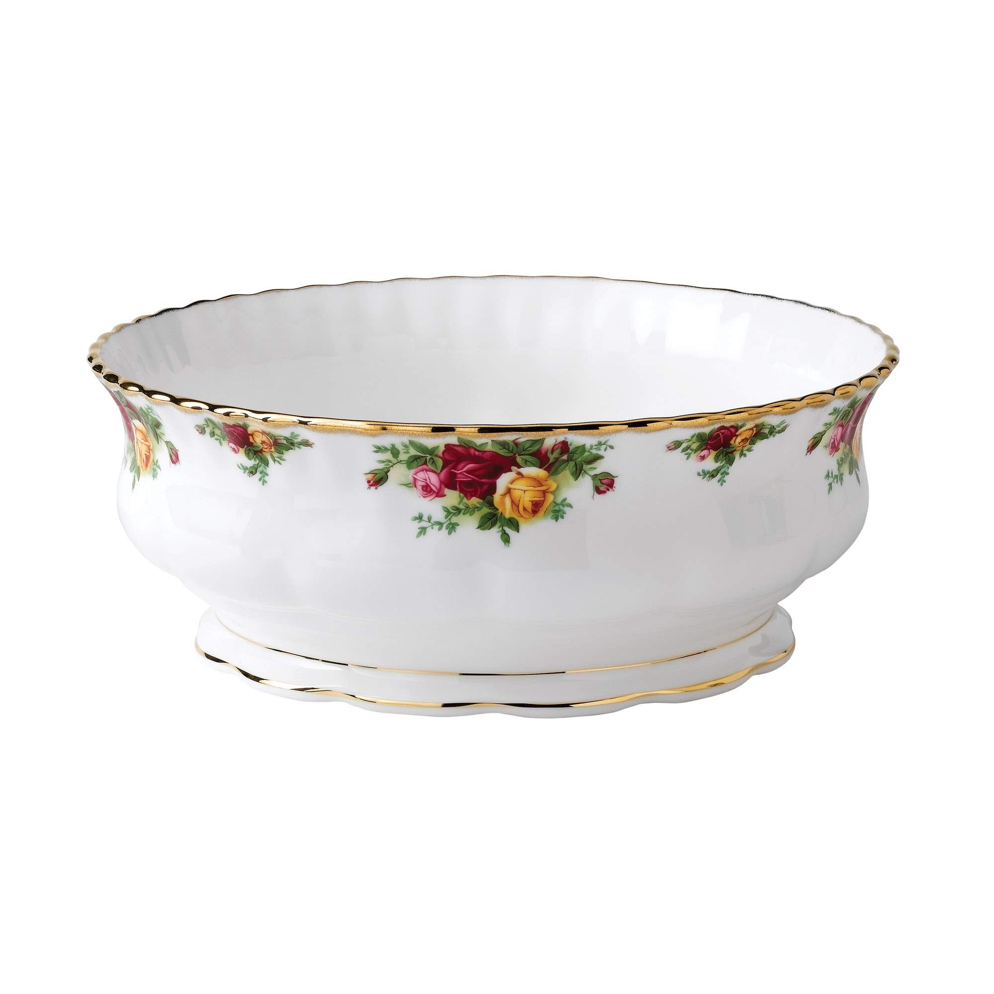 Royal Albert Old Country Roses Salad Bowl, 11'', Multi