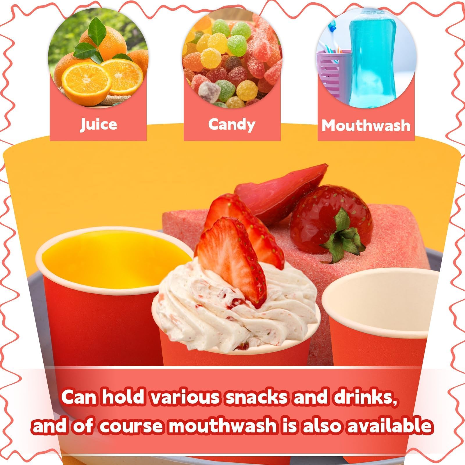Huaiid 100 Count 3oz Small Paper Cups  Disposable Mini Bathroom Cups  Disposable Mouthwash Cups  Small Disposable Paper Cups  Espresso Cups  Paper Cups for Party Travel Picnic BBQ