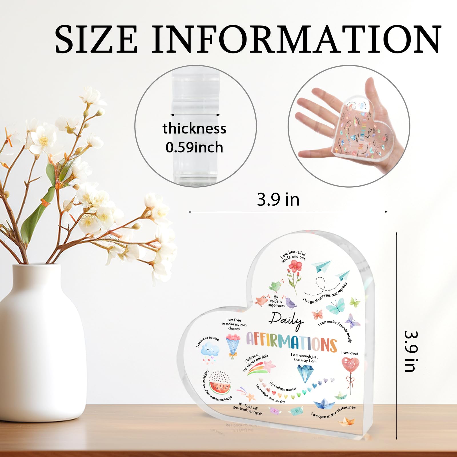 Inspirational Positive Daily Affirmation Gift