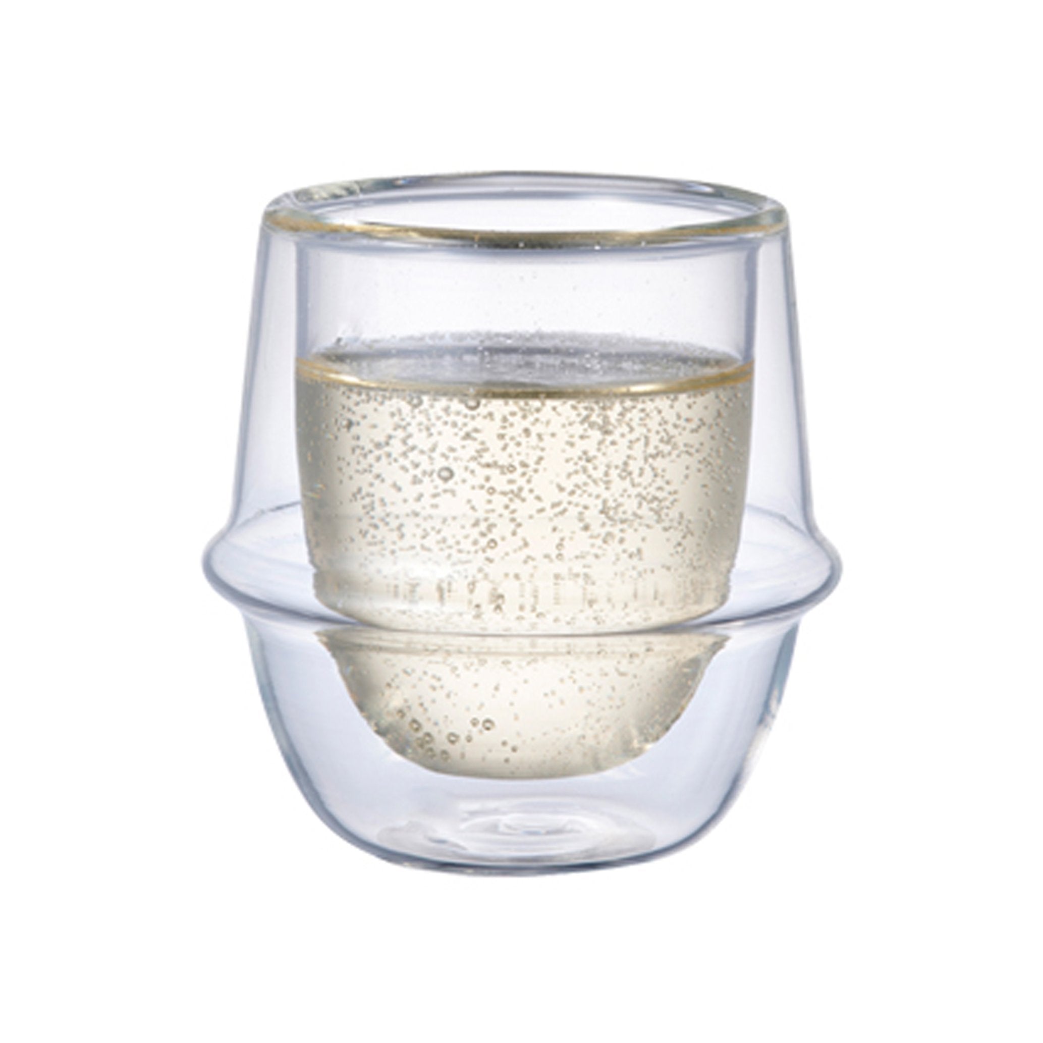 KINTO 23104 Double Wall Espresso Cup  2.7 fl oz (80 ml)