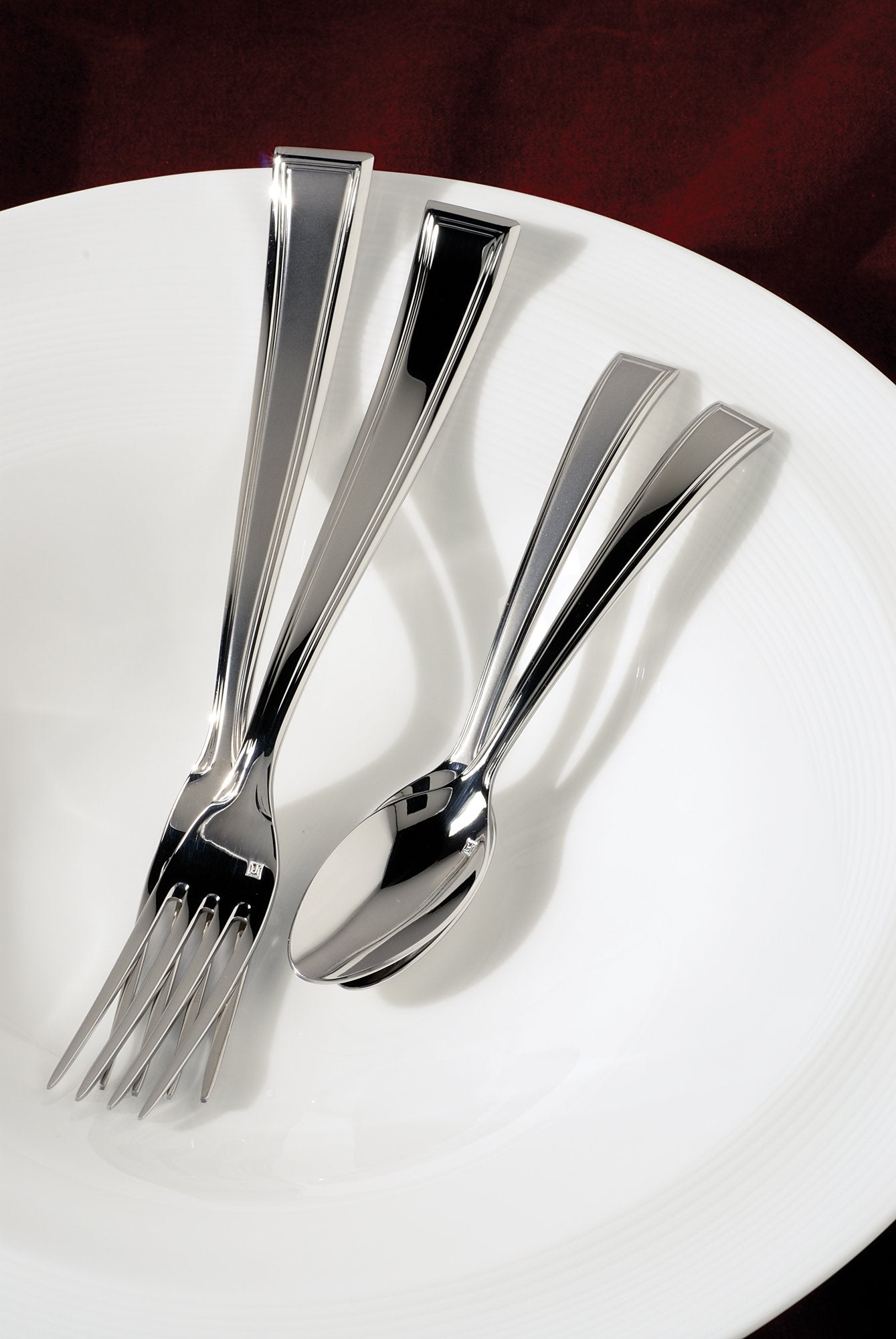 Fortessa Pantheon 18/10 Stainless Steel Flatware Table Fork, Set Of 12, Silver