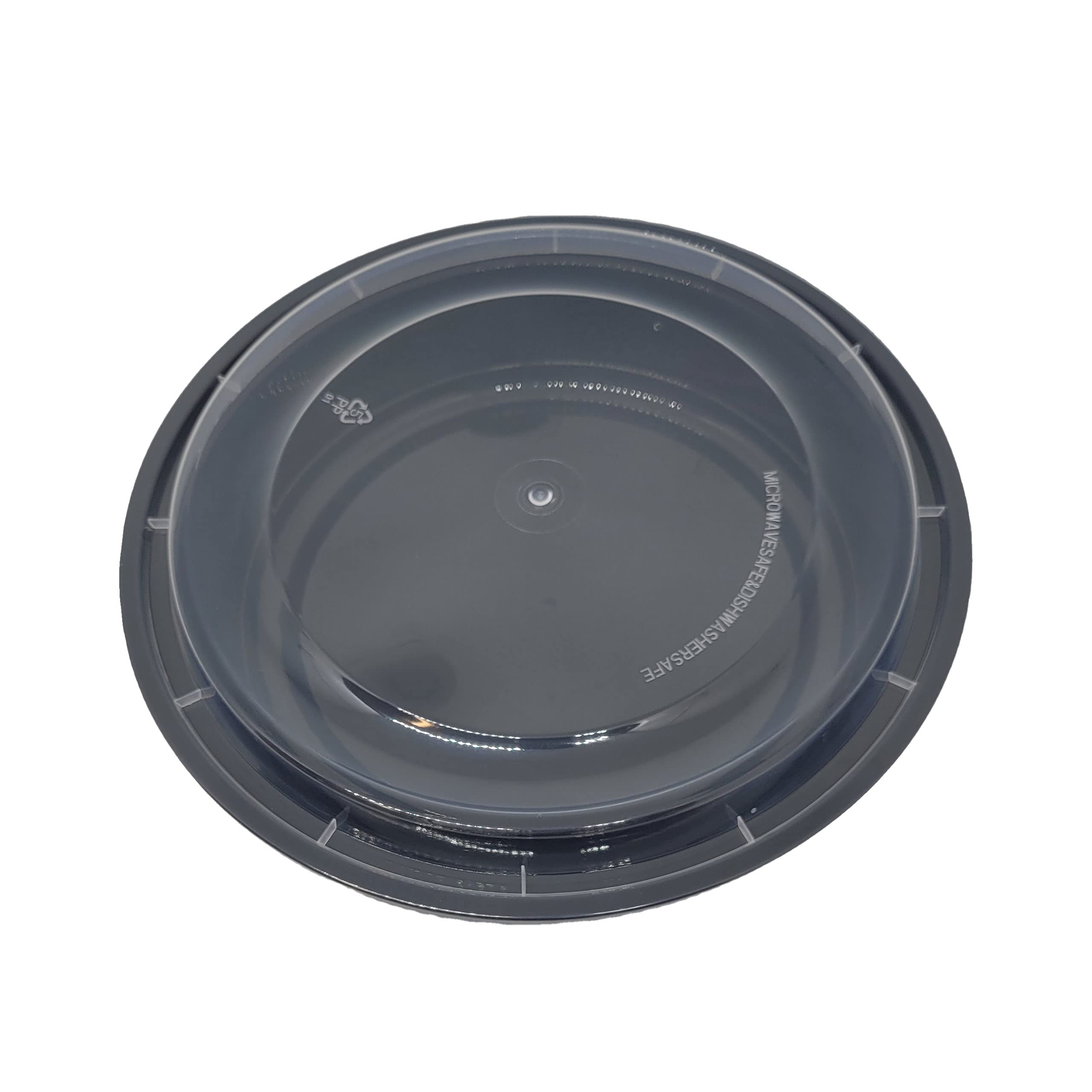 Dhg Professional 48 Oz Round Food Containers Meal Prep Microwavable Reusable Plastic Bpa Free Big Size Lunch Box 50 Sets