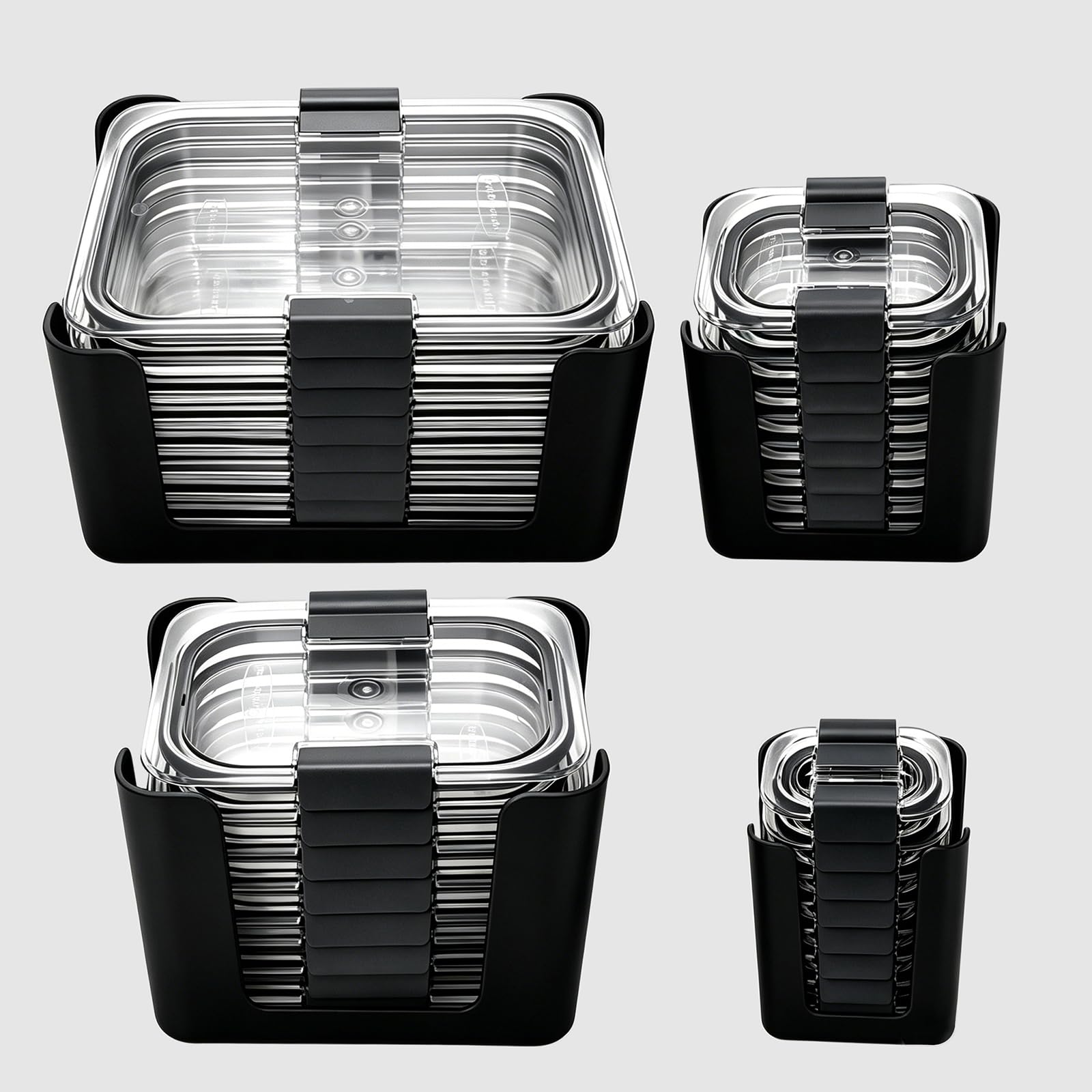 Lids Organizer for Rubbermaid Brilliance,Fits 9.6,4.7 & 3.2,0.5,1.3 Cups