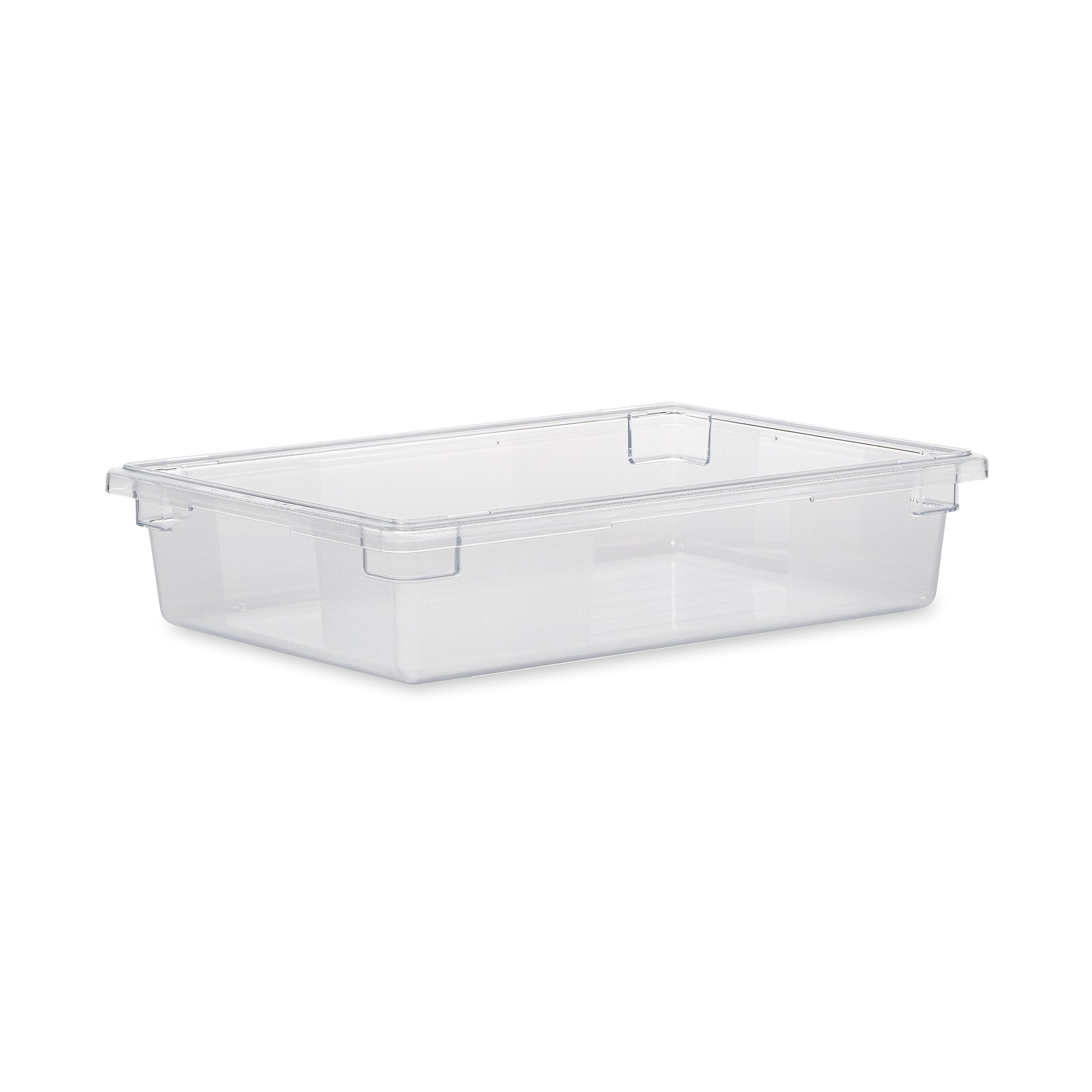 Rubbermaid Commercial Products Polycarbonate Food Storage Box/Tote, 8.5 Gallon, Clear, for Restaurant/Kitchen/Cafeteria