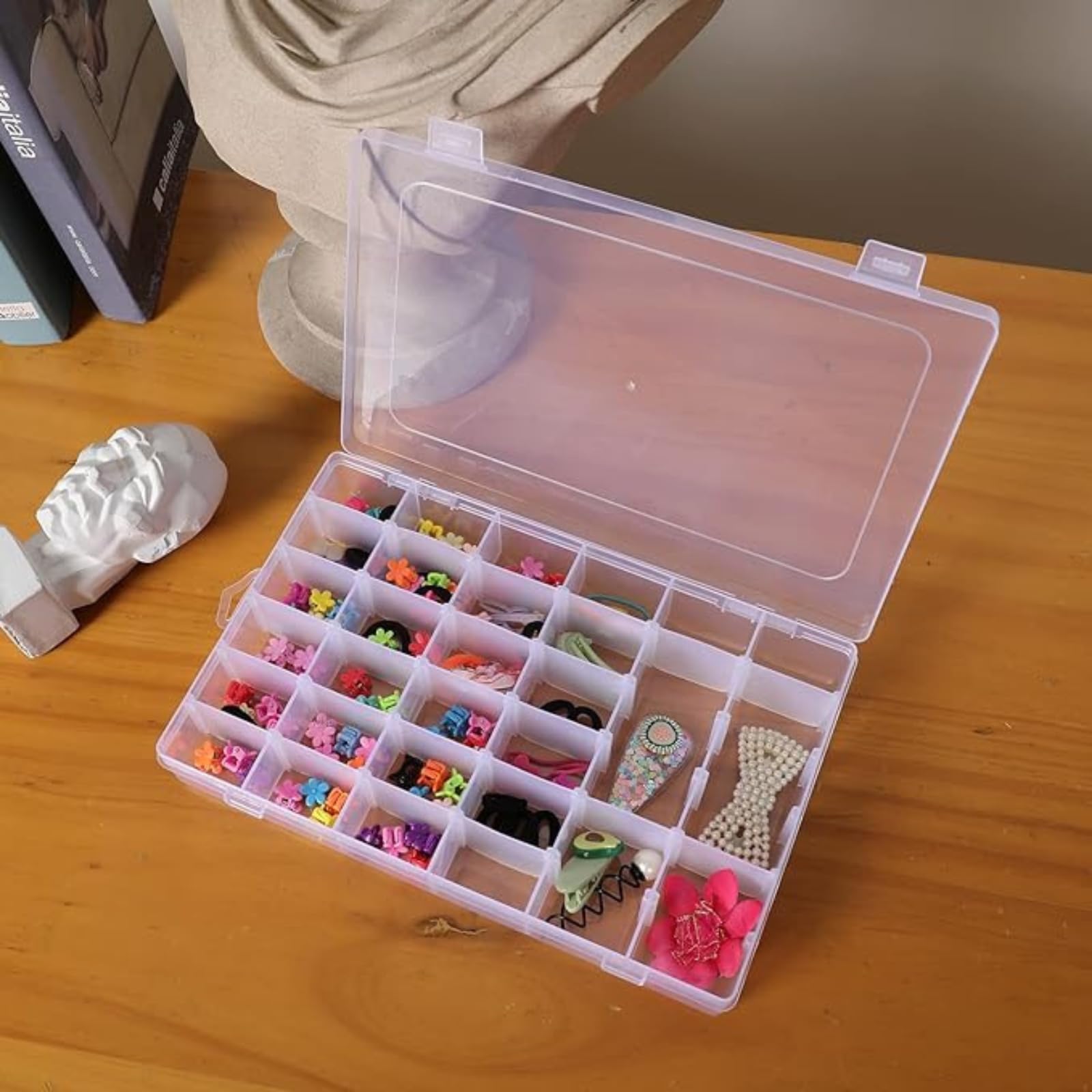 Tasmax Jewellery Organisers Storage Box Plastic Boxes For Jewellery Storage Ornaments Organizer Earrings Box Earrings Organizer 