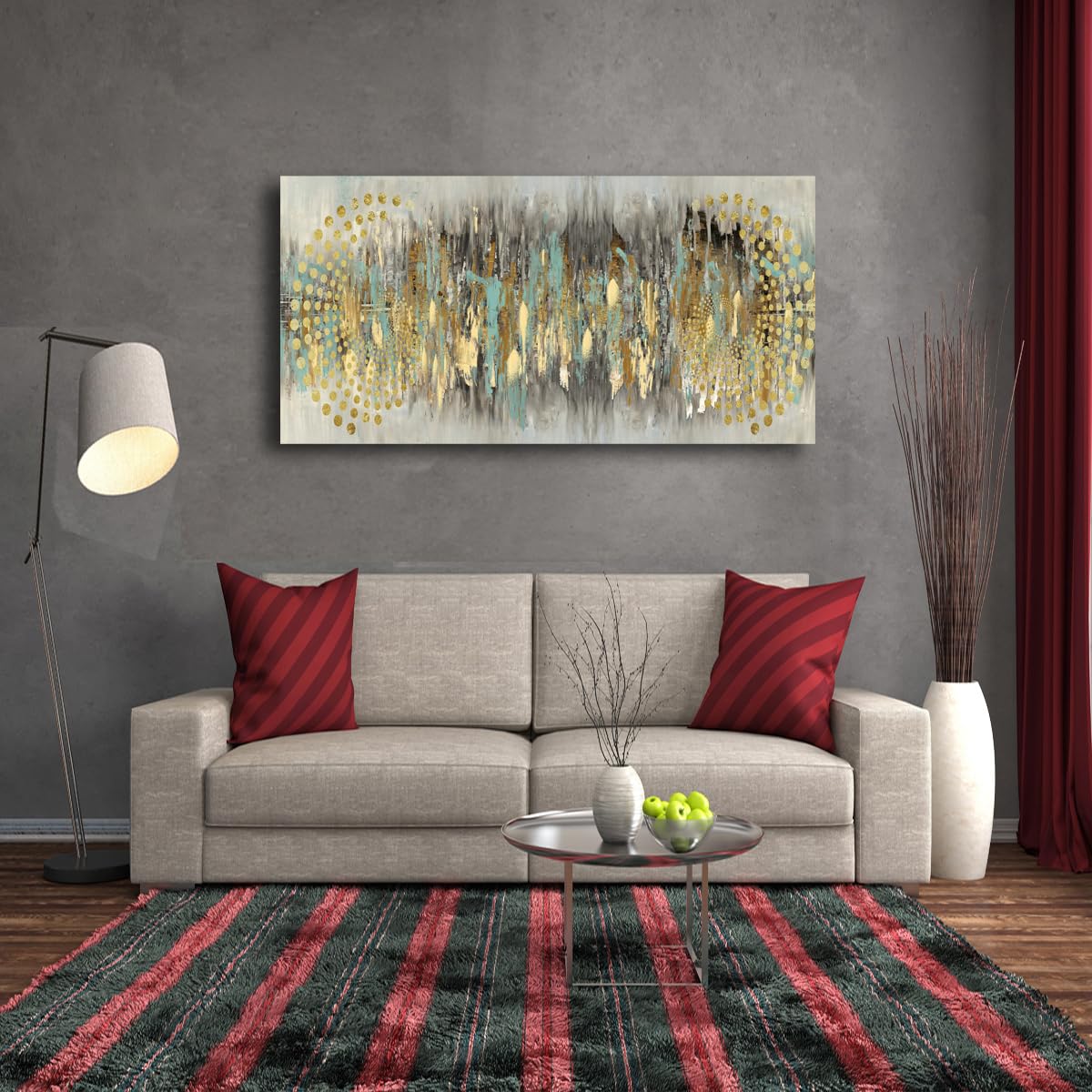 Abstract Pictures Canvas Wall Art for Living room Bedroom Wall Decor Full of Imagination Wall Art Print Paitnings for home Decor Morden Artwork An Inspirational Picture Smart Line Canvas Art Waterproof?tretched Ready to Hang-20x40inches