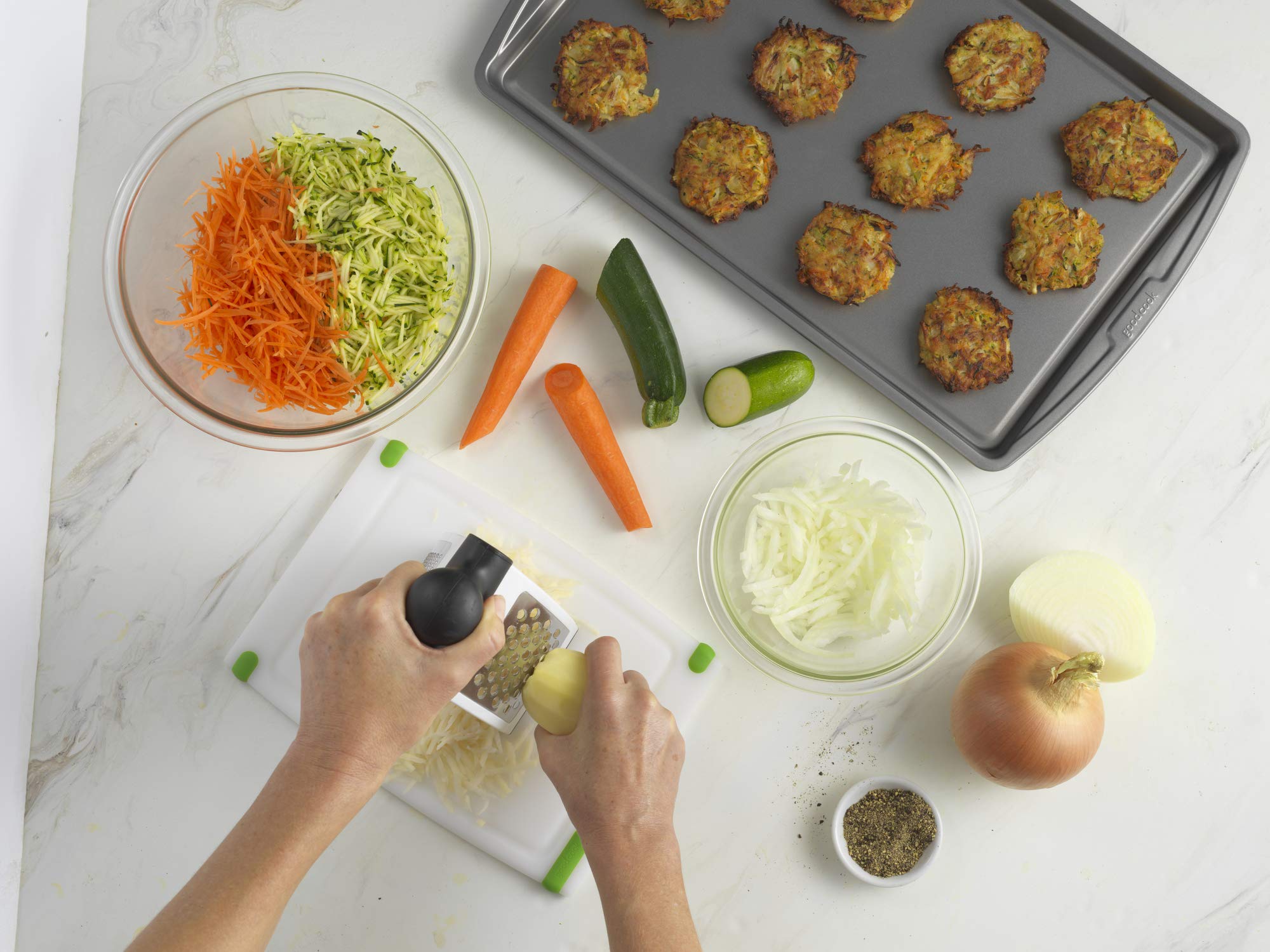 Good Cook Fold, One Size, Black And Red Grater