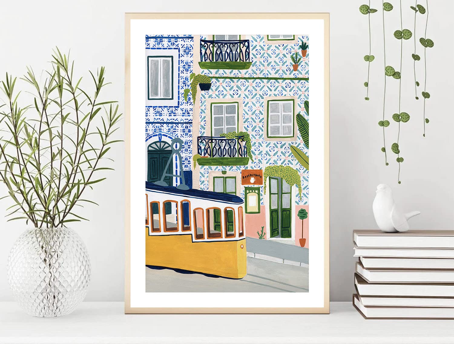 Nationcog Lisbon Portugal Art Print, Travel Print, Portugal Travel Poster, Travel Gift, Europe Print, Housewarming Gift, Home De