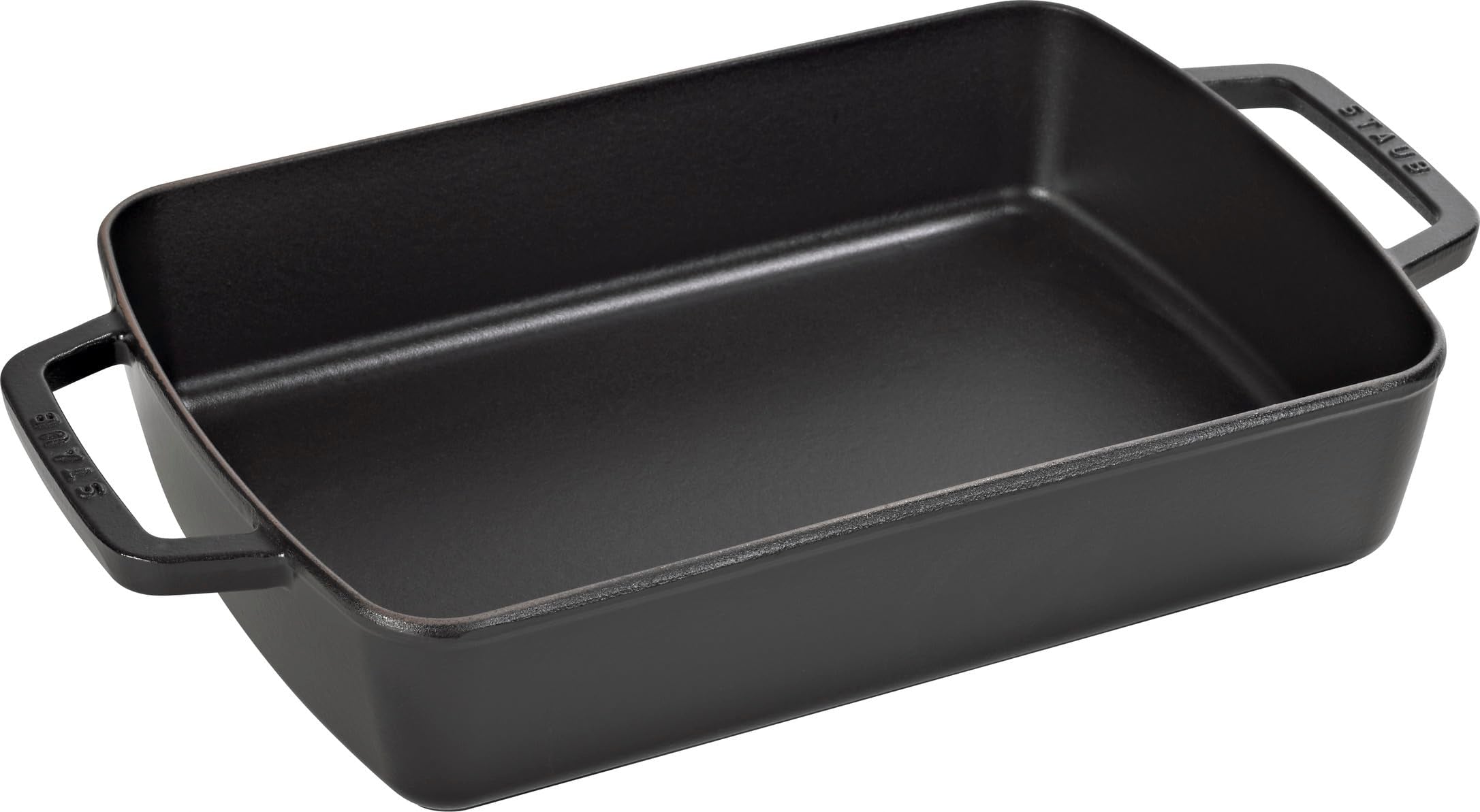 STAUB Cast Iron Oven Dish, Black 3.15 L