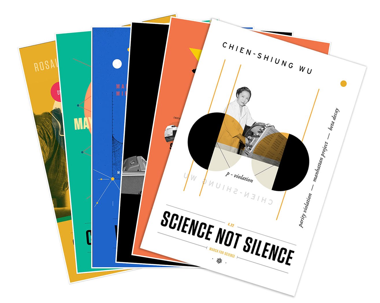 Set Of Six (6) Nasa Prints Mighty Women In Science Education Motivational Poster Set - Each Measure 16 Inches X 24 Inches (406Mm