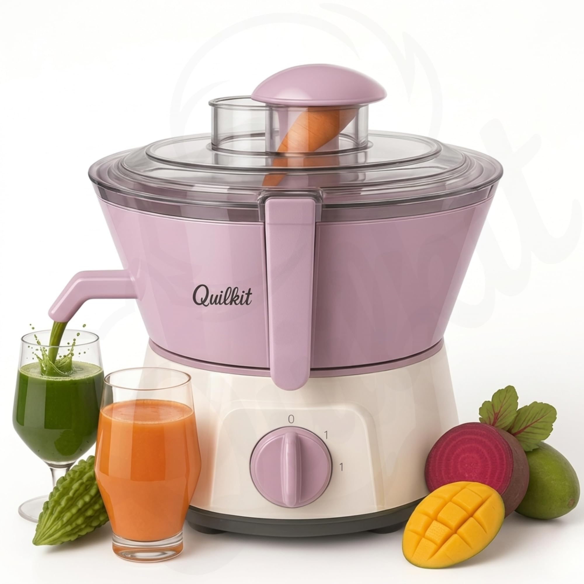 Quilkit 550W Electric Juicer Machine | HighTorque Cold Press Style Vegetable & Fruit Juicer Maker For Carrots, Beetroots, Bitte