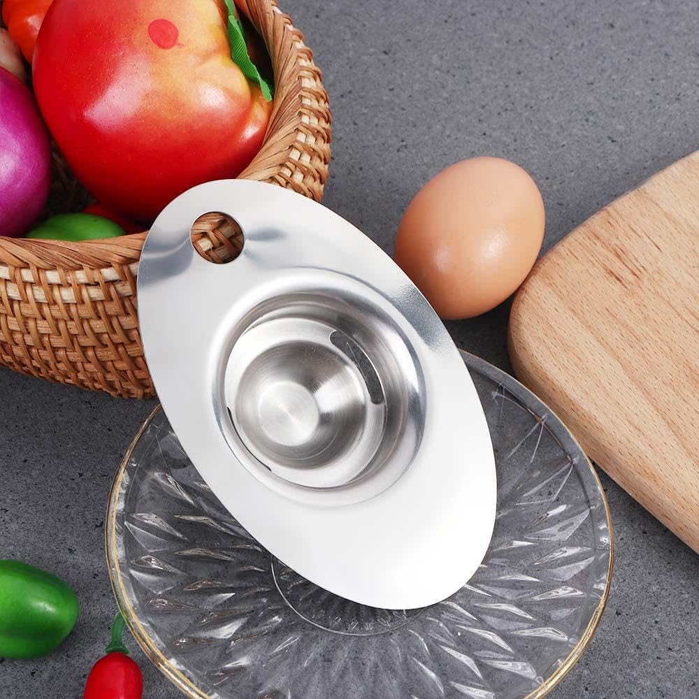 Egg Separator, Stainless Steel Egg Yolk White Separator, Professional Egg Separator Tool For Baking Cake, Egg Custards, Mayonnai