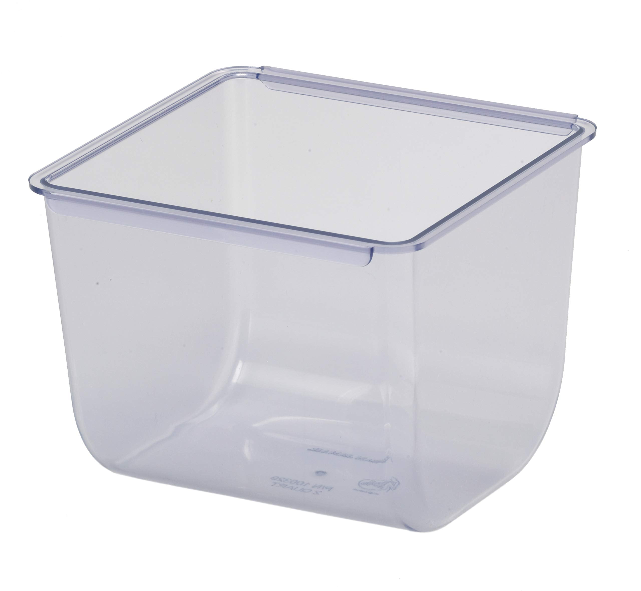 San Jamar Dome 2 Quart Garnish Tray 2 Quart Garnish Center Insert With Snap-On Connectors For Kitchen, Bar, And Restaurants, Pla
