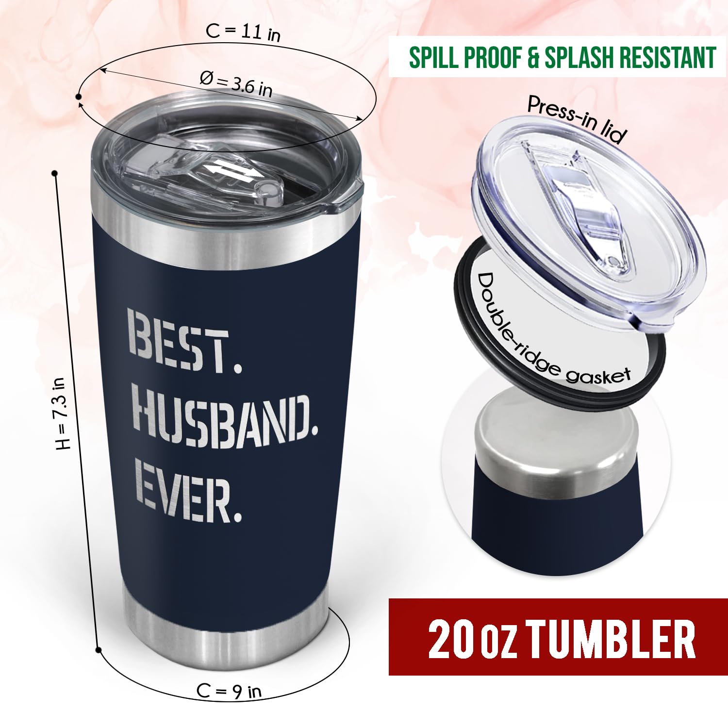 Valentines Gifts For Husband - Father 'S Day, Anniversary Wedding, Birthday, Christmas, I Love You, Couple Gifts For Him Husband