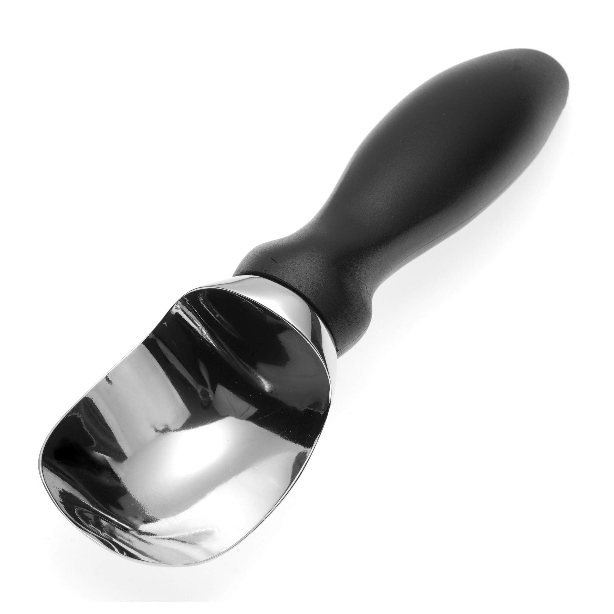 Spring Chef 18/8 Stainless Steel Ice Cream Scoop - Heavy Duty Metal Ice Cream Spoon With Soft Grip Handle, Dishwasher Safe Kitch