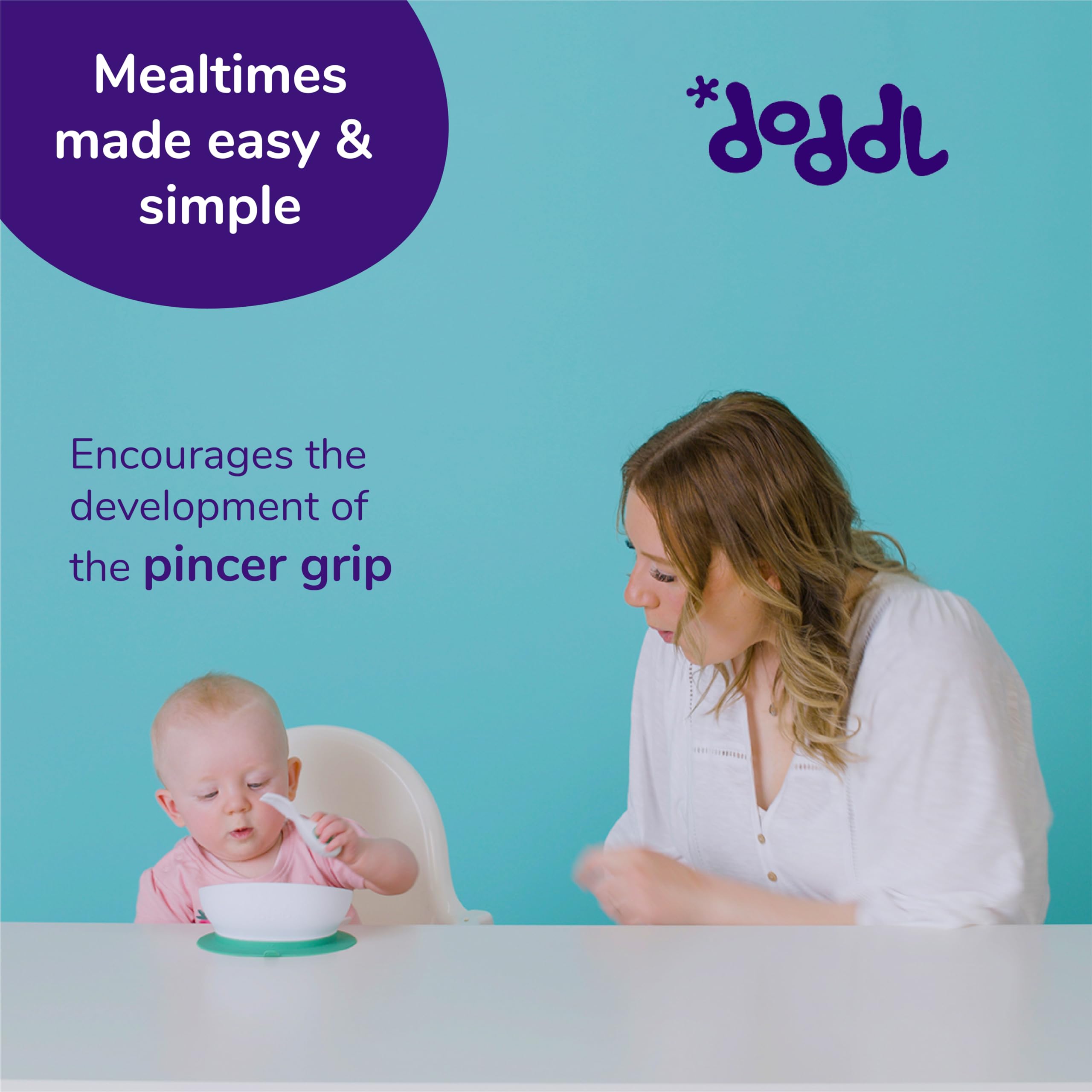 doddl Baby Spoon and Fork Set with Travel case