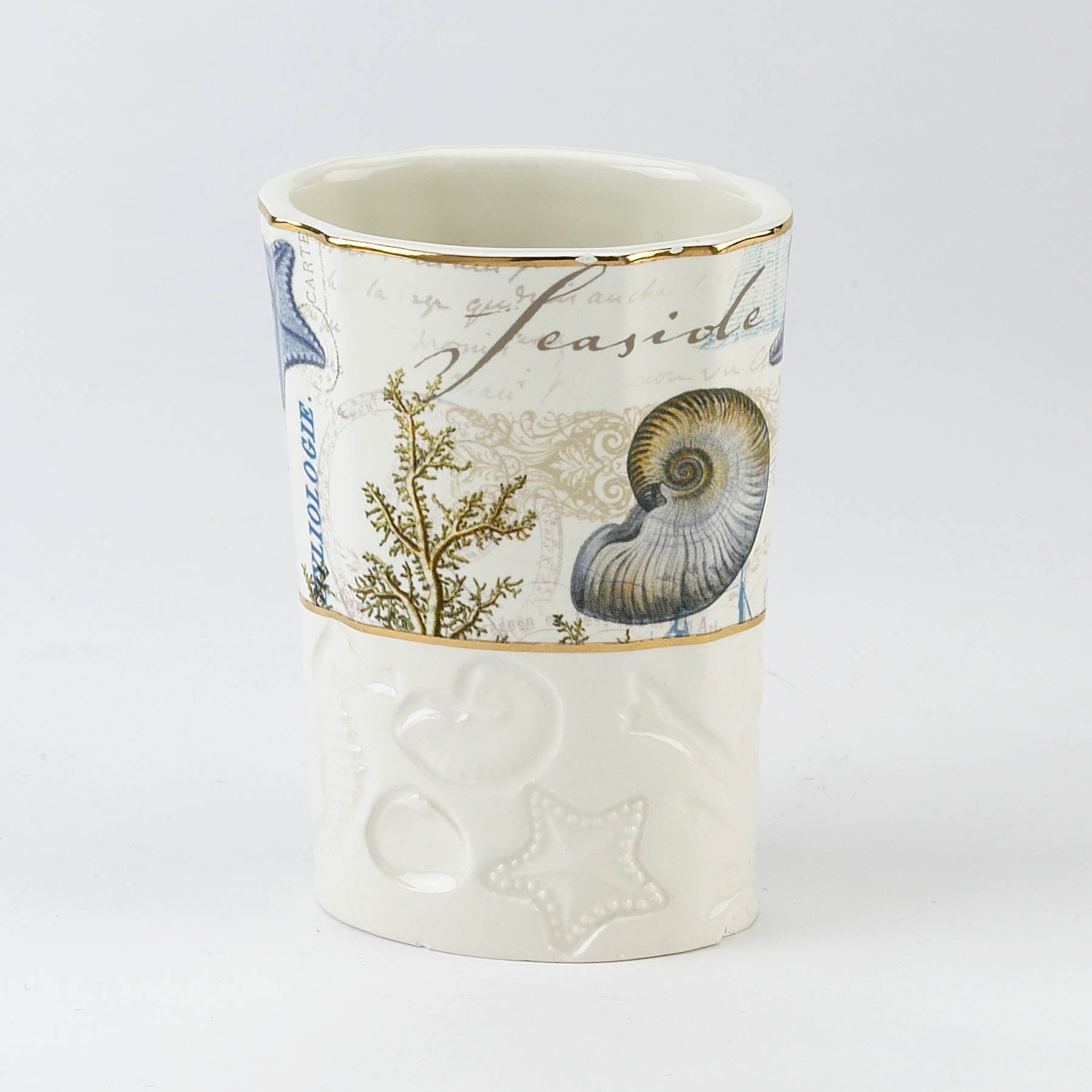 Avanti Linens - Tumbler, Guest Bathroom Essentials, Nautical Inspired Home Decor (Antigua Collection)