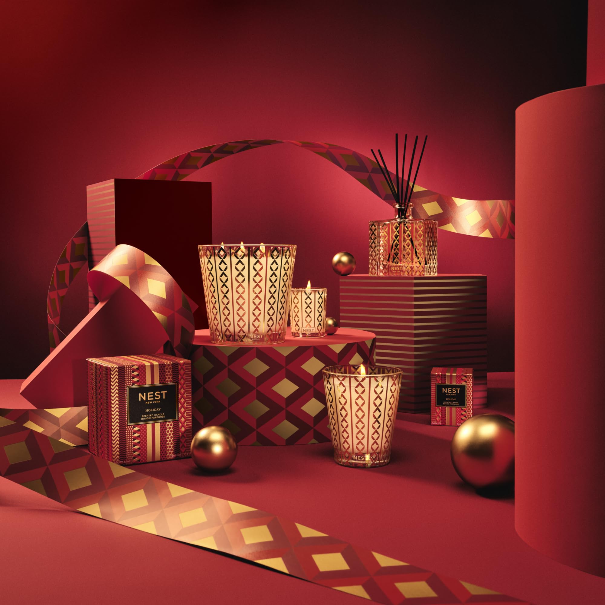 NEST Fragrances Votive Candle- Holiday , 2 oz